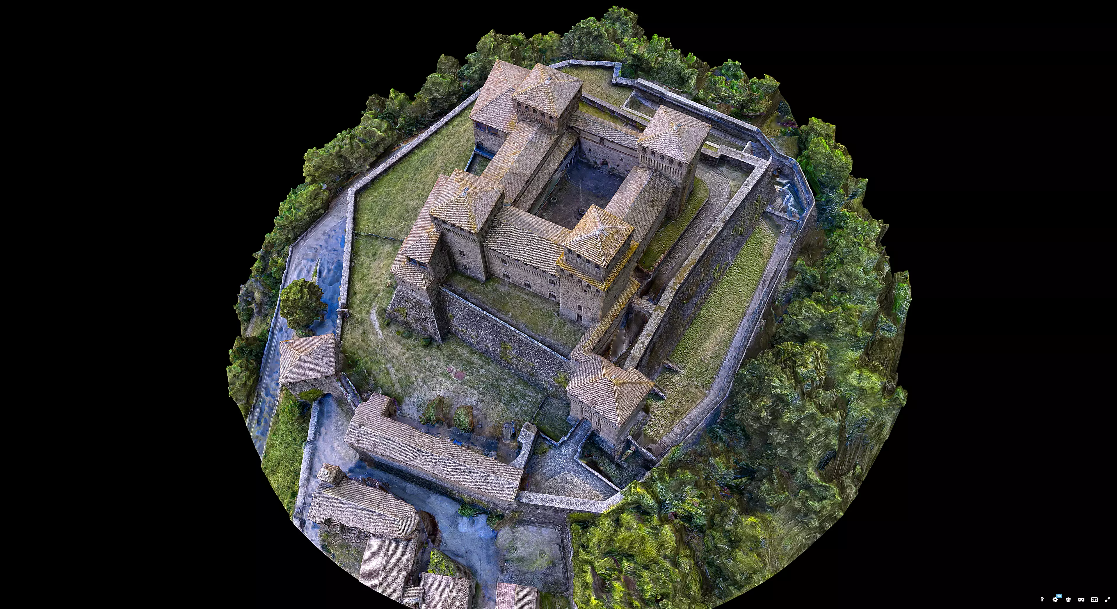 Castello di Torrechiara 3D model_6