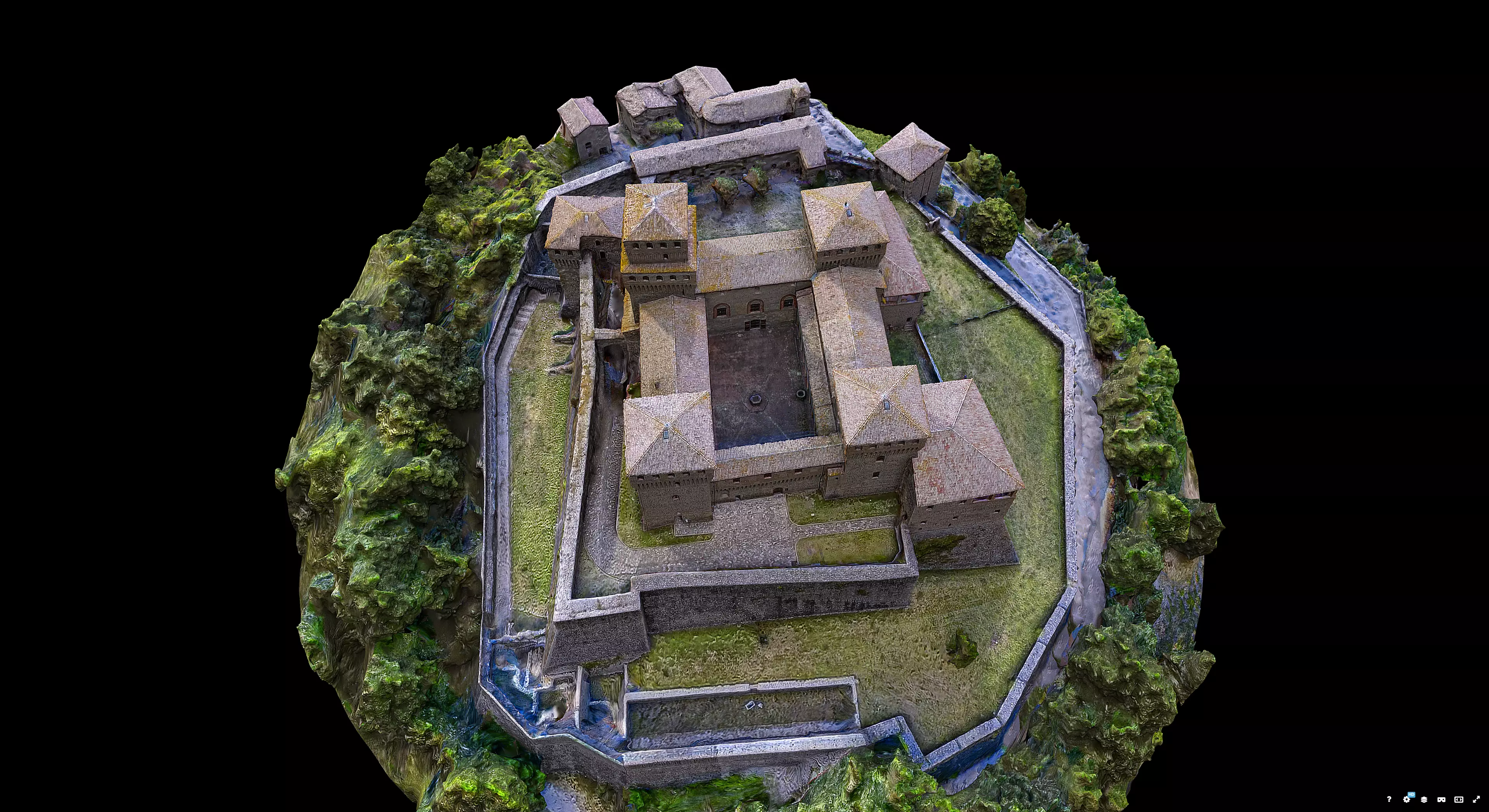 Castello di Torrechiara 3D model_7