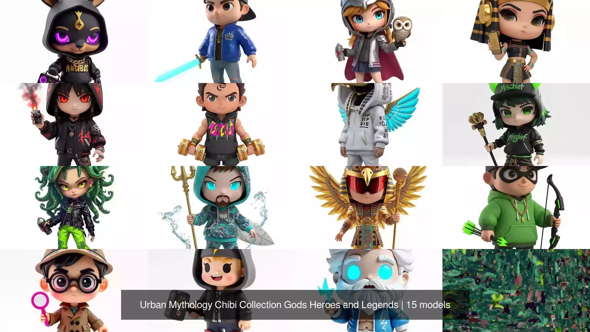 Urban Mythology Chibi Collection Gods Heroes and Legends _0