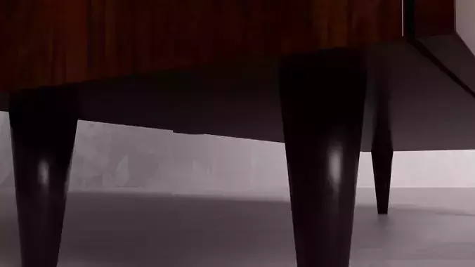 Old dressing table mirror