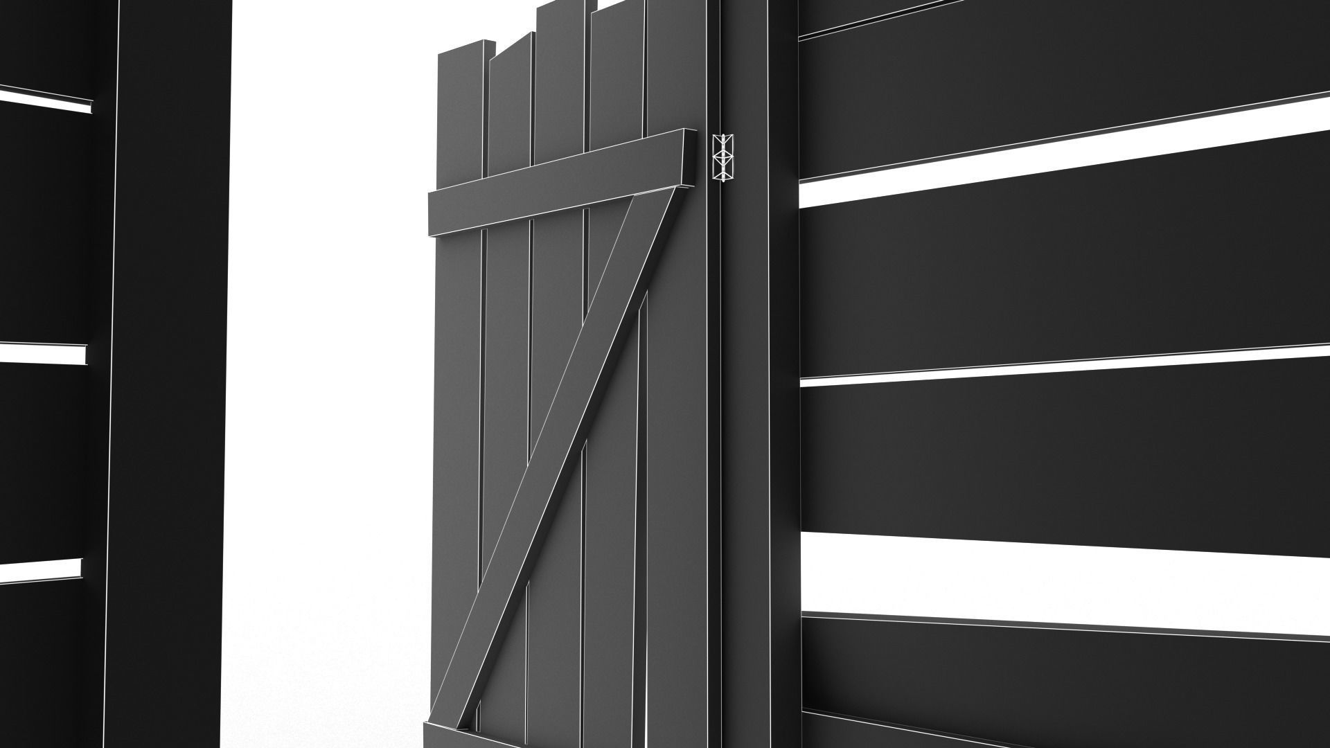 Abandoned Shelter Free low-poly 3D model_6