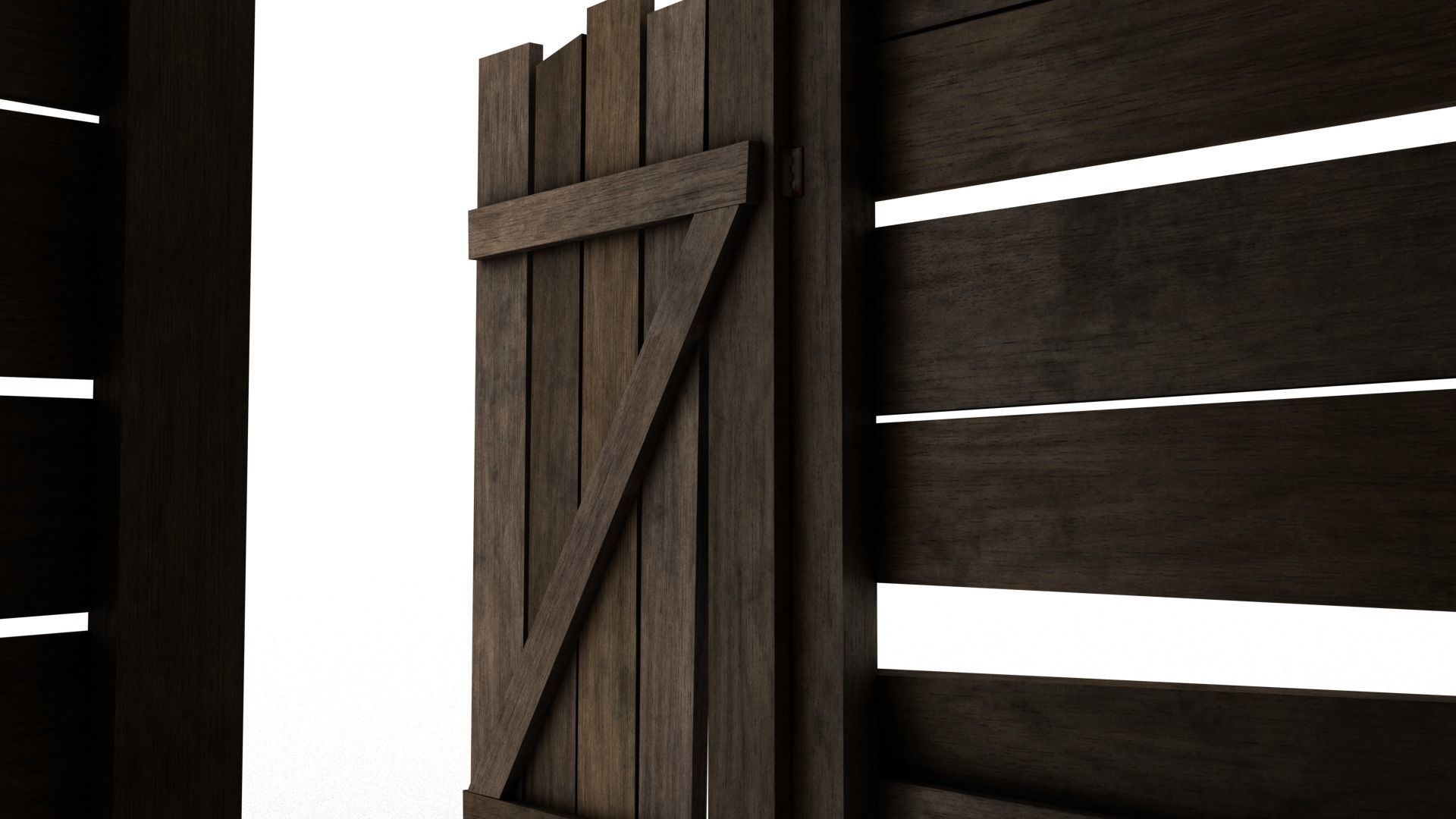 Abandoned Shelter Free low-poly 3D model_5