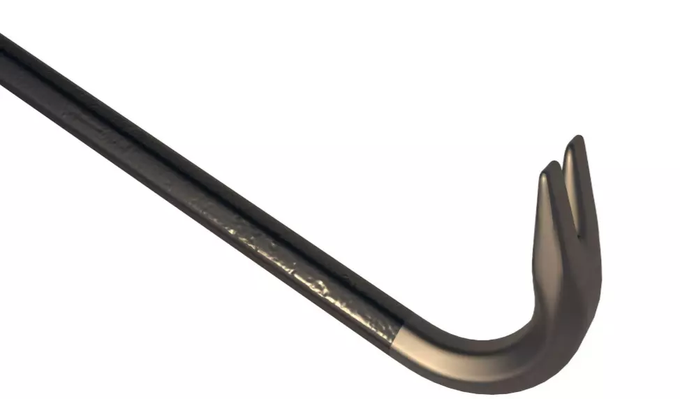 Crowbar Tool 3D model_3