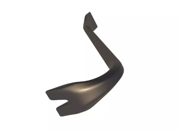 Crowbar Tool 3D model_2