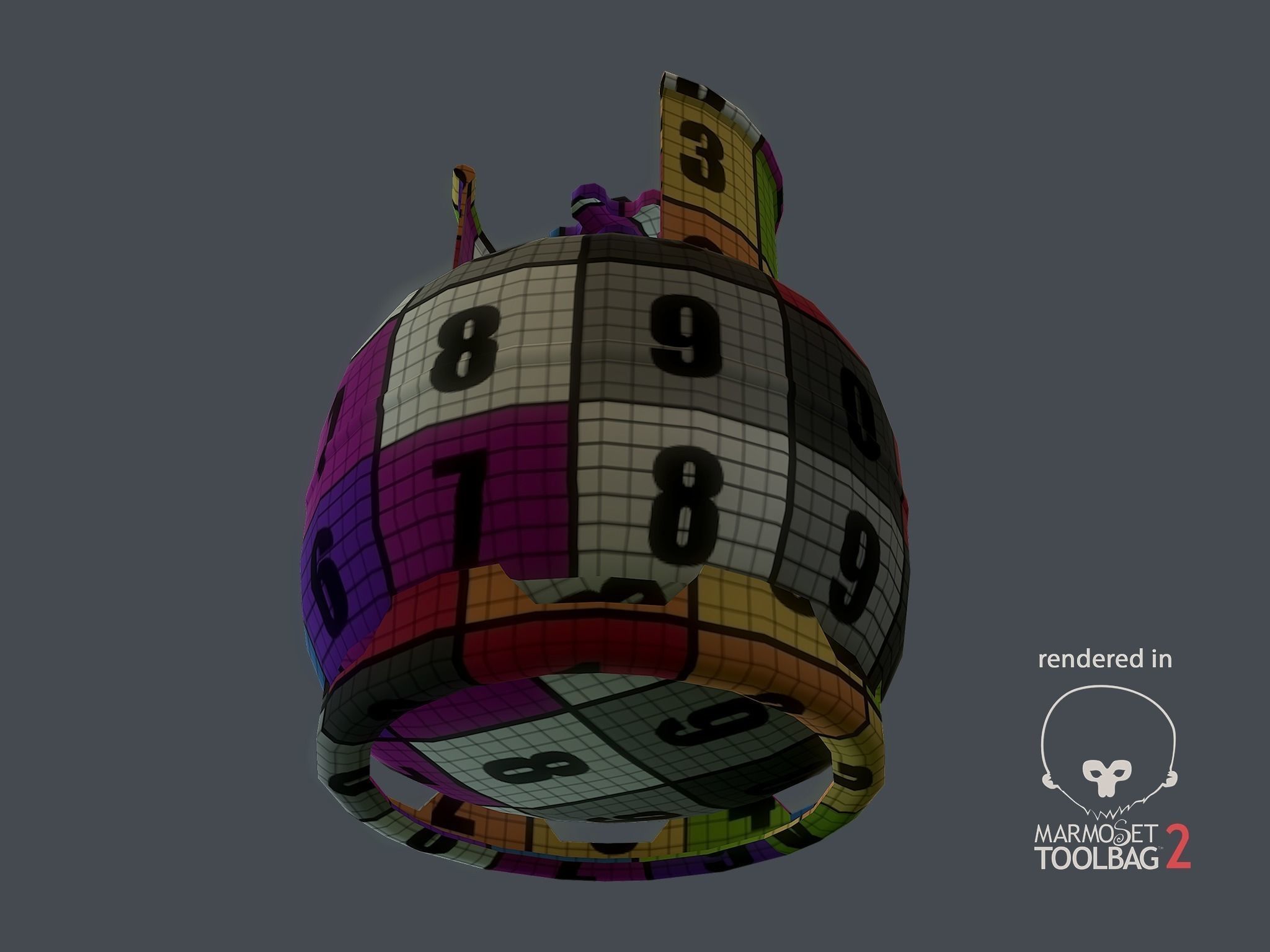 Gas Bottles Pack Low-poly 3D model_32