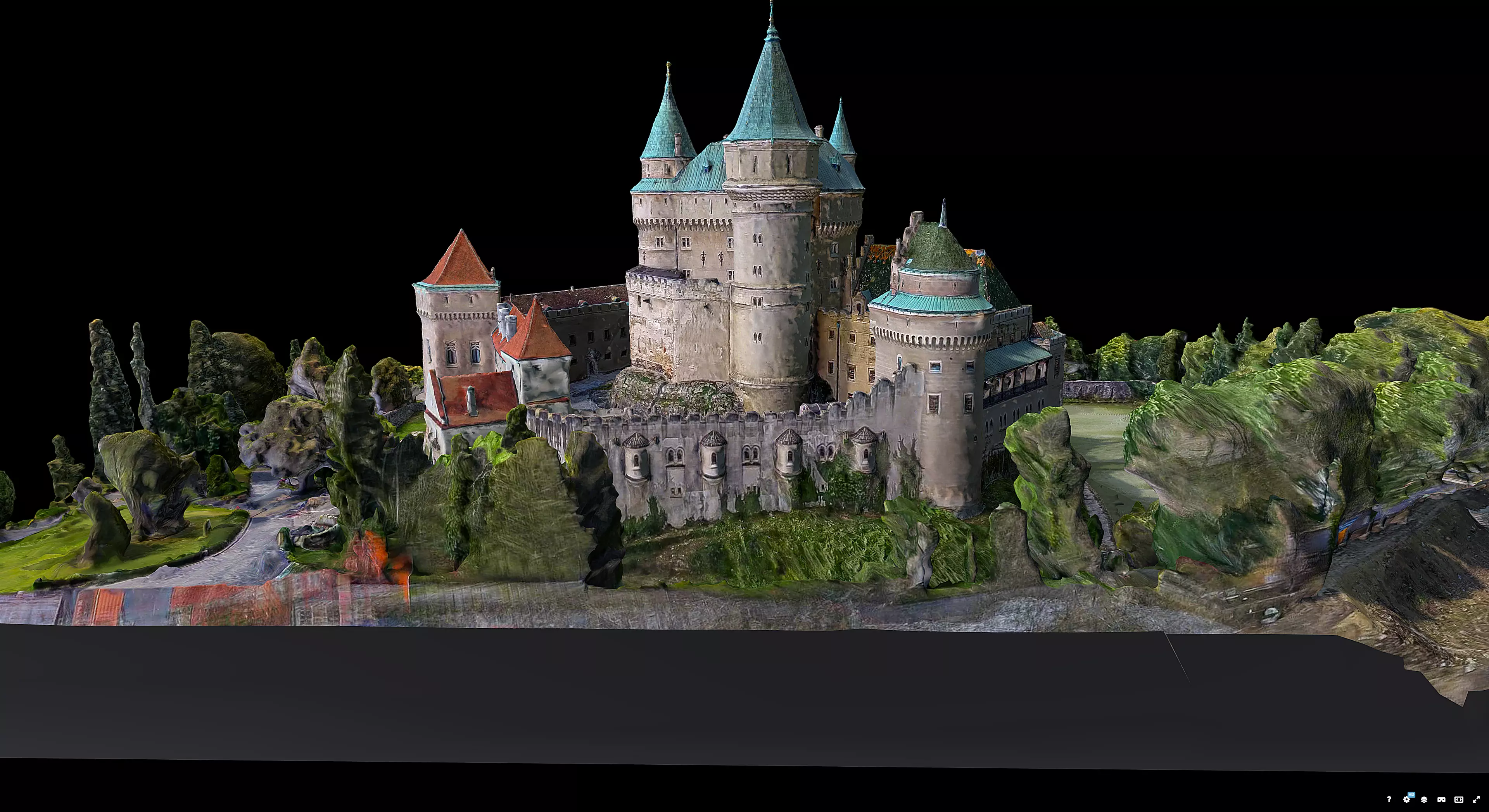 Bojnice Castle 3D model_2