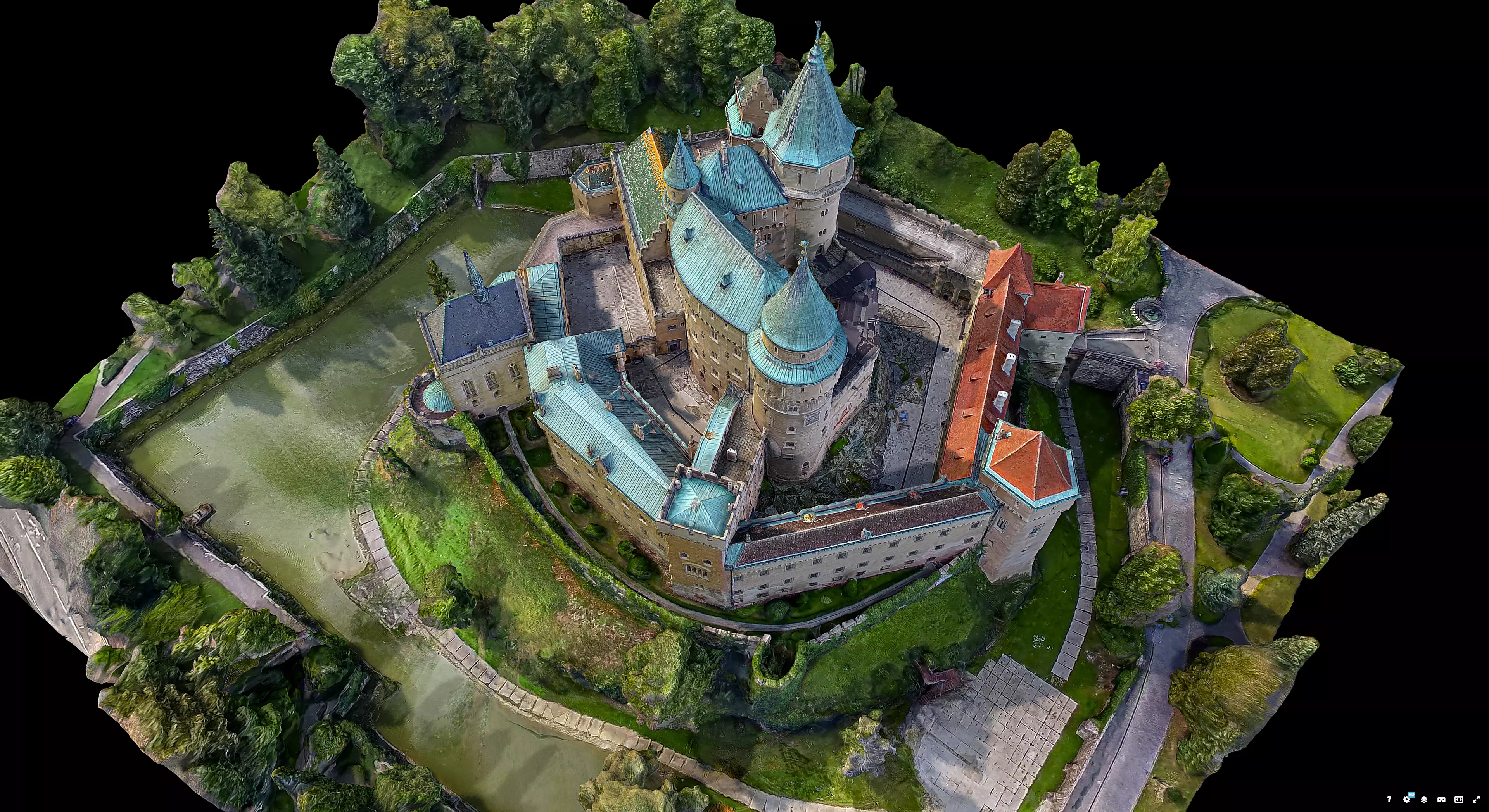 Bojnice Castle 3D model_6