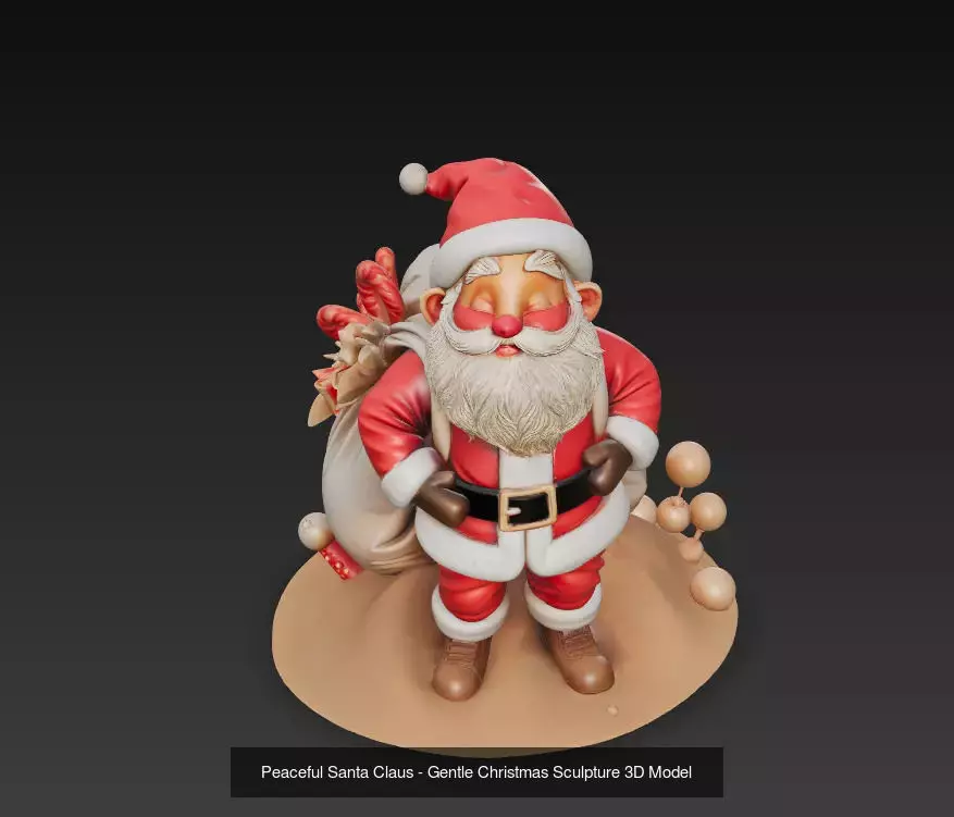 Santa Spirit - Premium Christmas Sculpture Collection _4