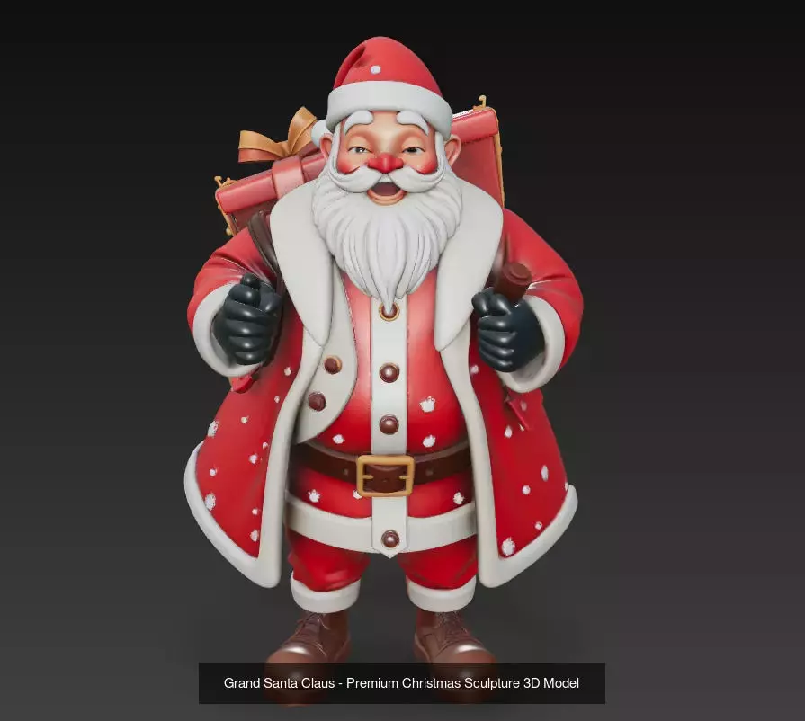 Santa Spirit - Premium Christmas Sculpture Collection _2