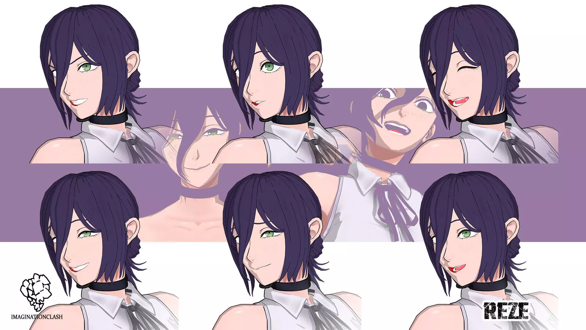 Reze chainsaw 3D model_5