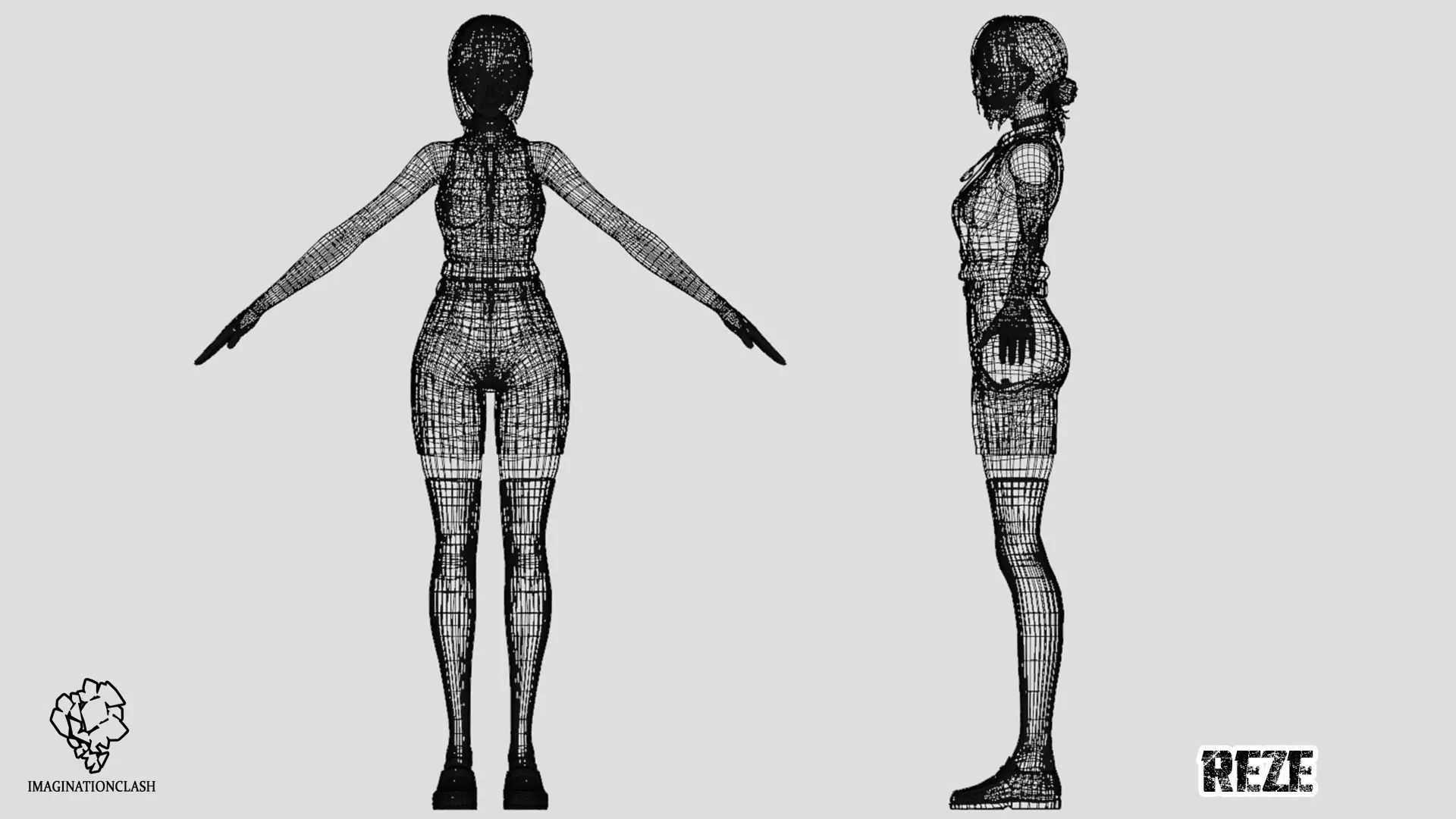 Reze chainsaw 3D model_6