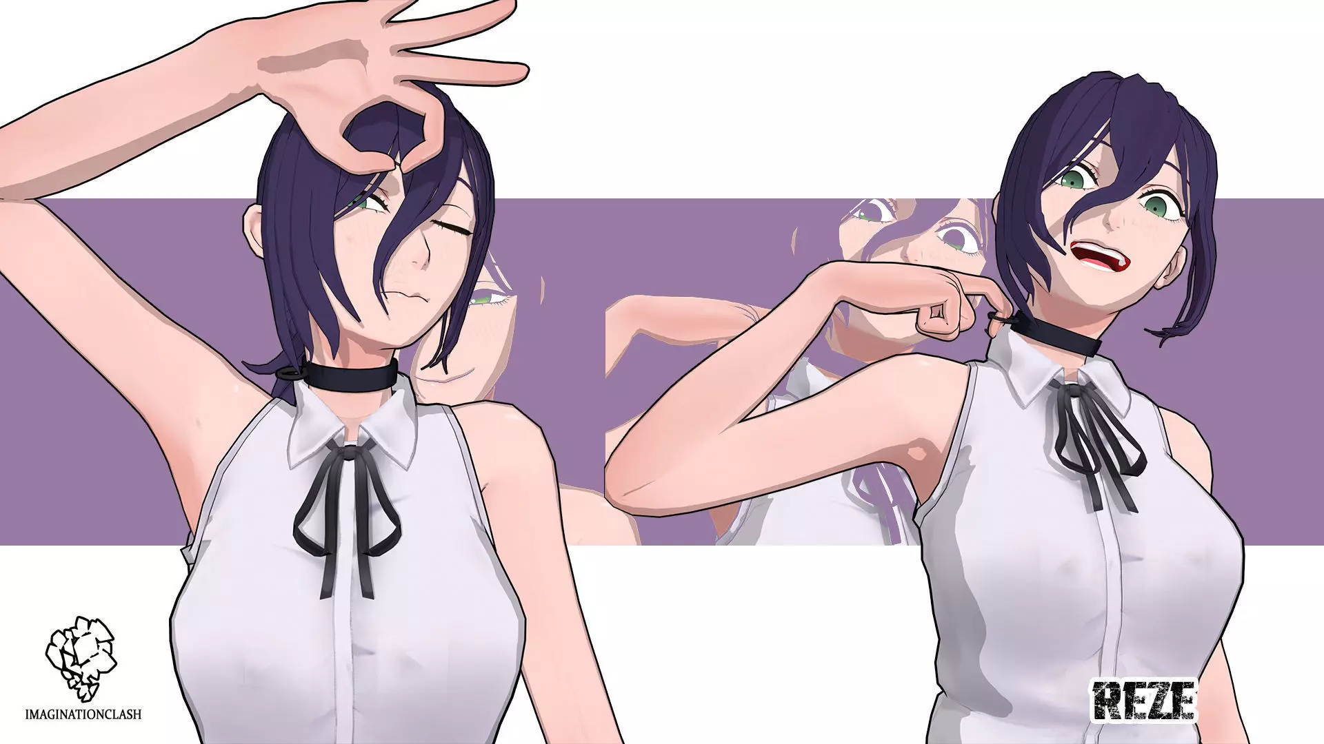 Reze chainsaw 3D model_0