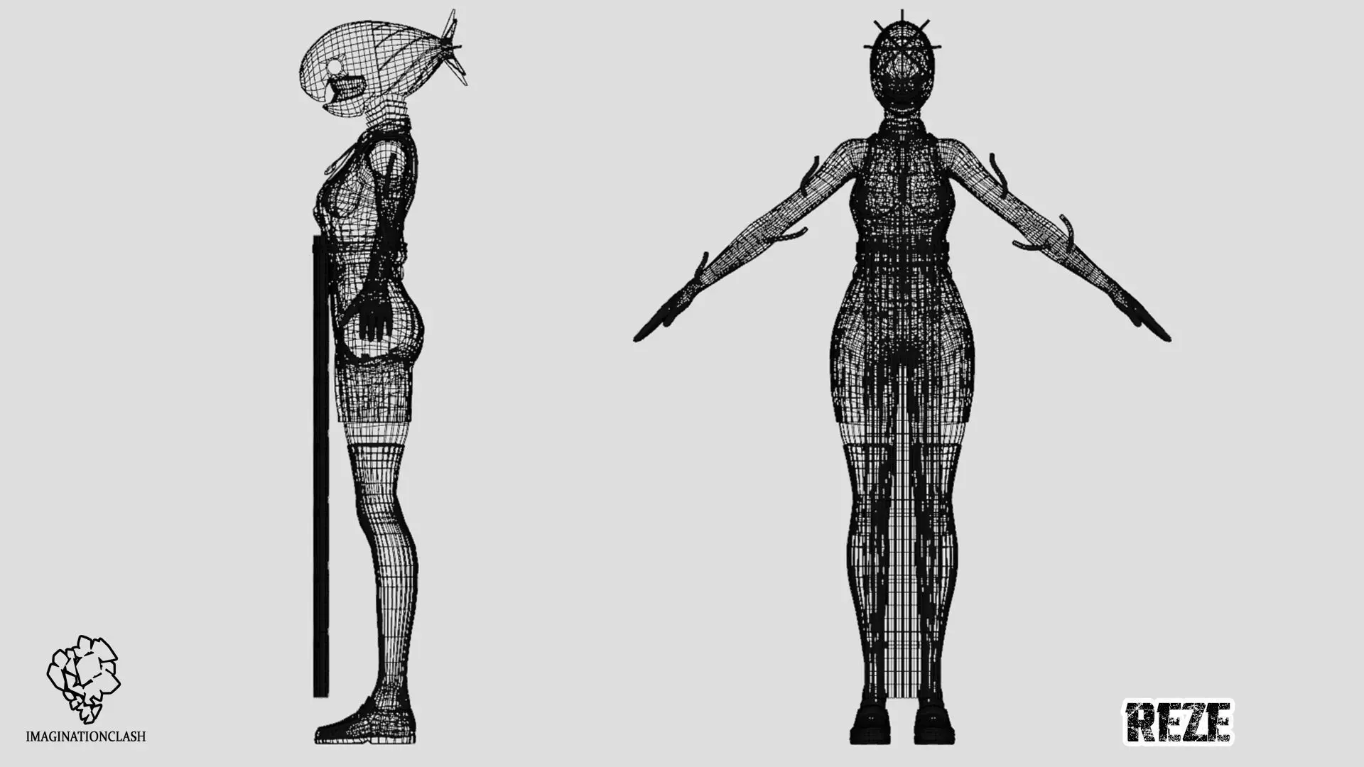 Reze chainsaw 3D model_7