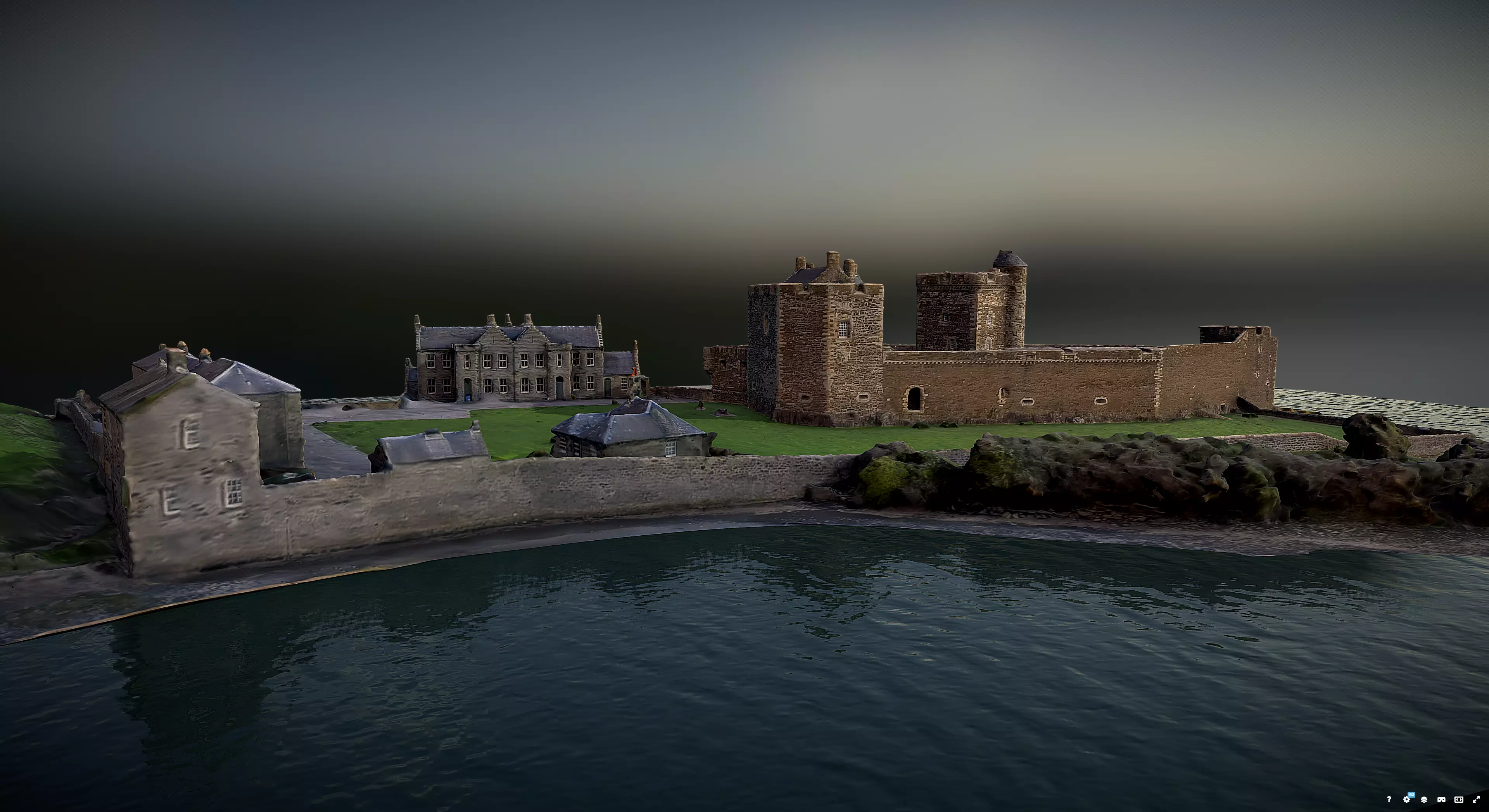 Blackness Castle Scotland 3D model_1