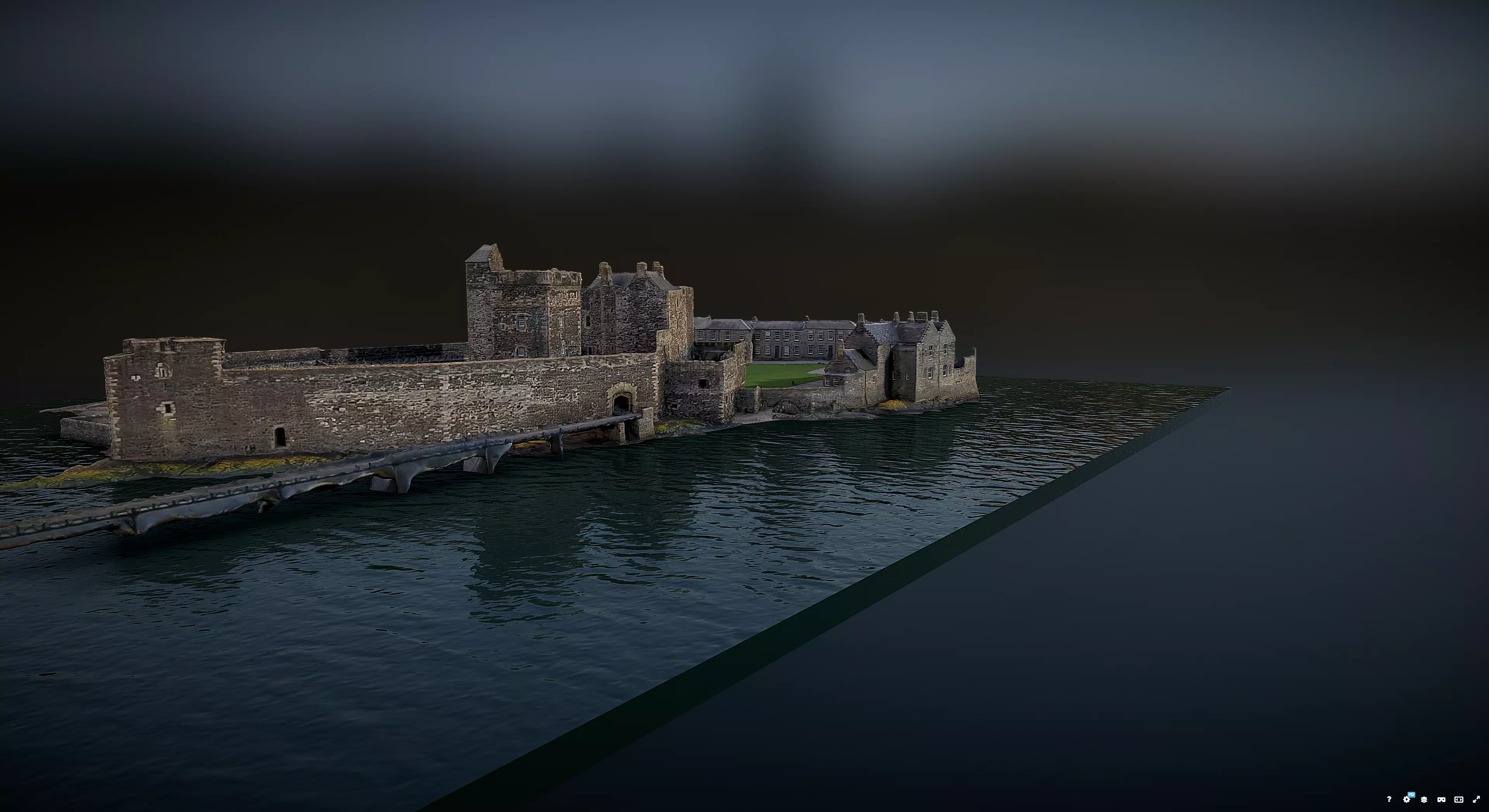 Blackness Castle Scotland 3D model_4
