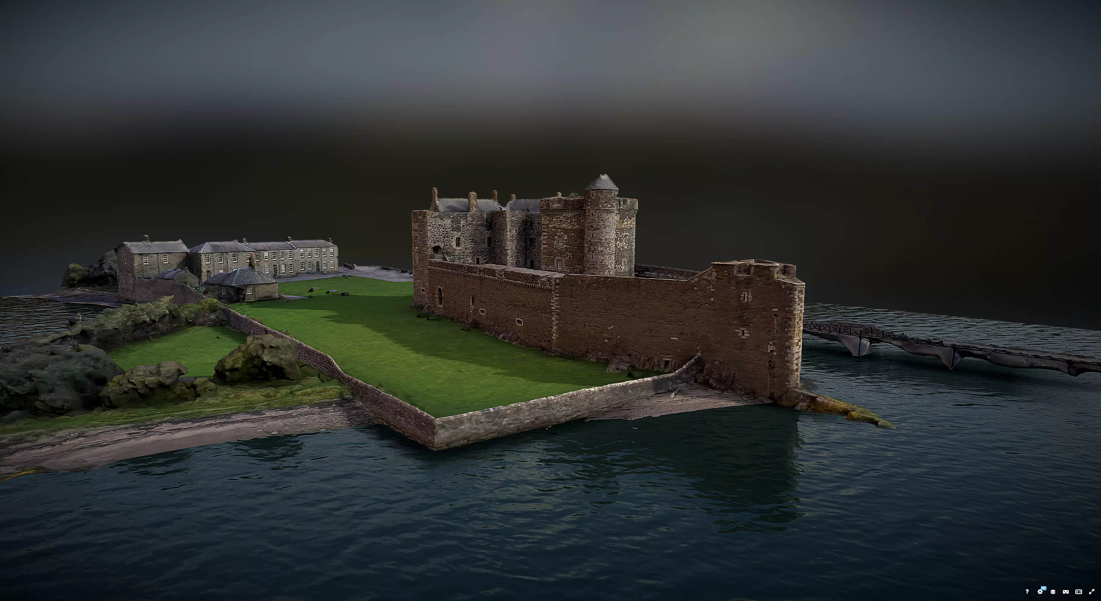 Blackness Castle Scotland 3D model_5