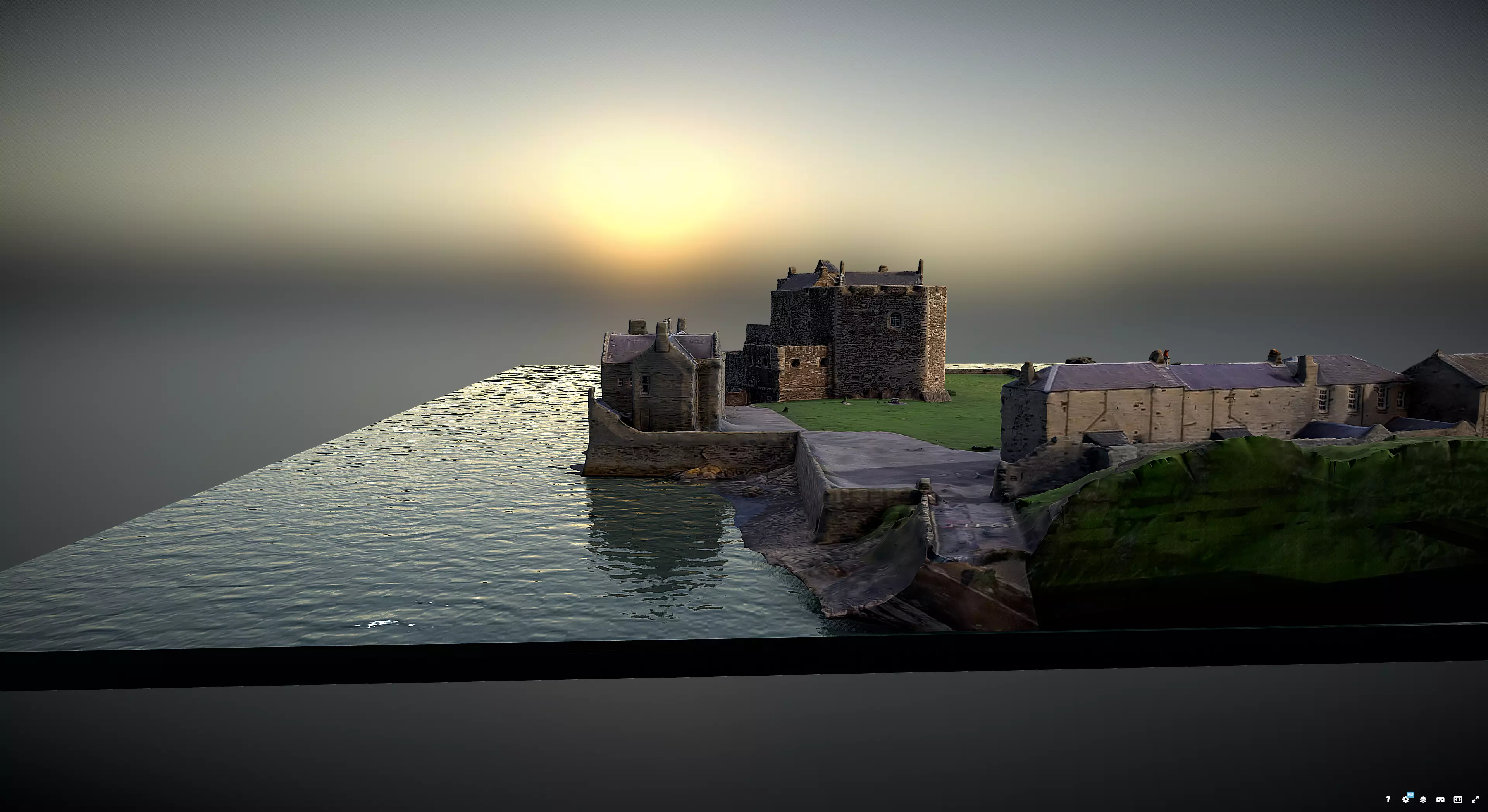 Blackness Castle Scotland 3D model_2