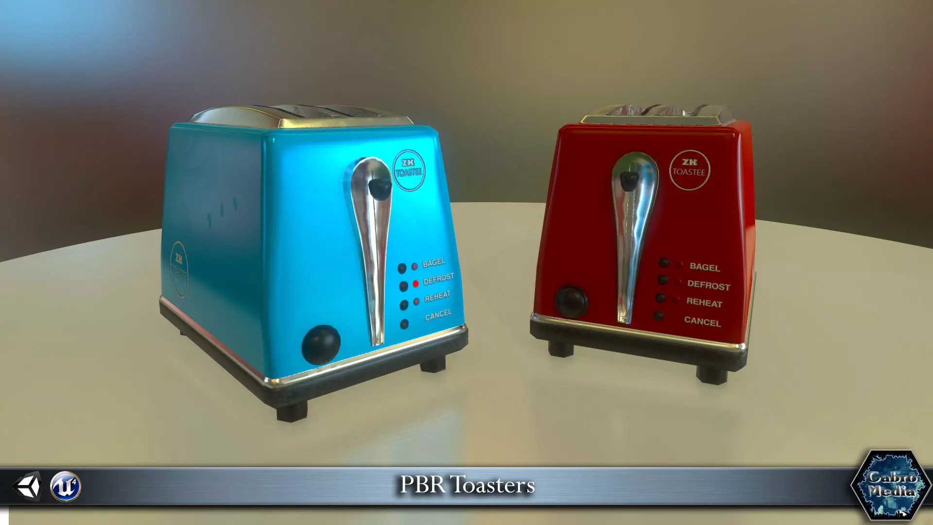 3D model PBR Toaster VR / AR / low-poly | CGTrader