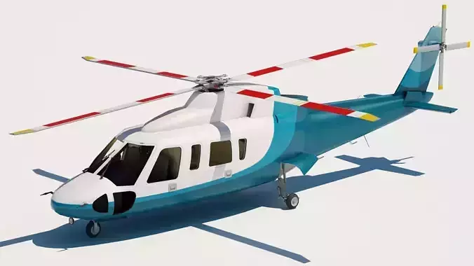 Ciborgsky Z-76 Low-poly 3D model
