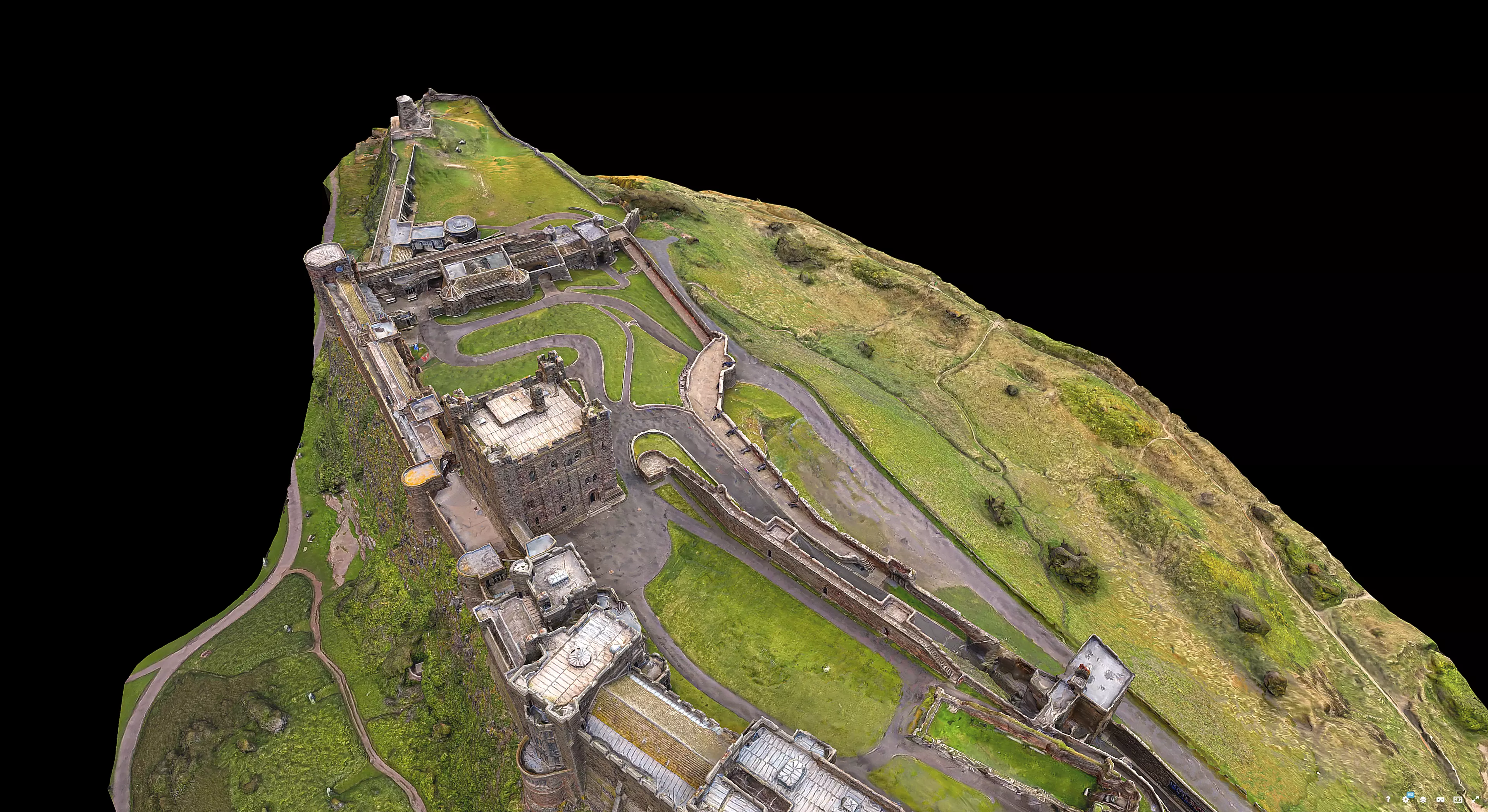Bamburgh Castle 3D model_6