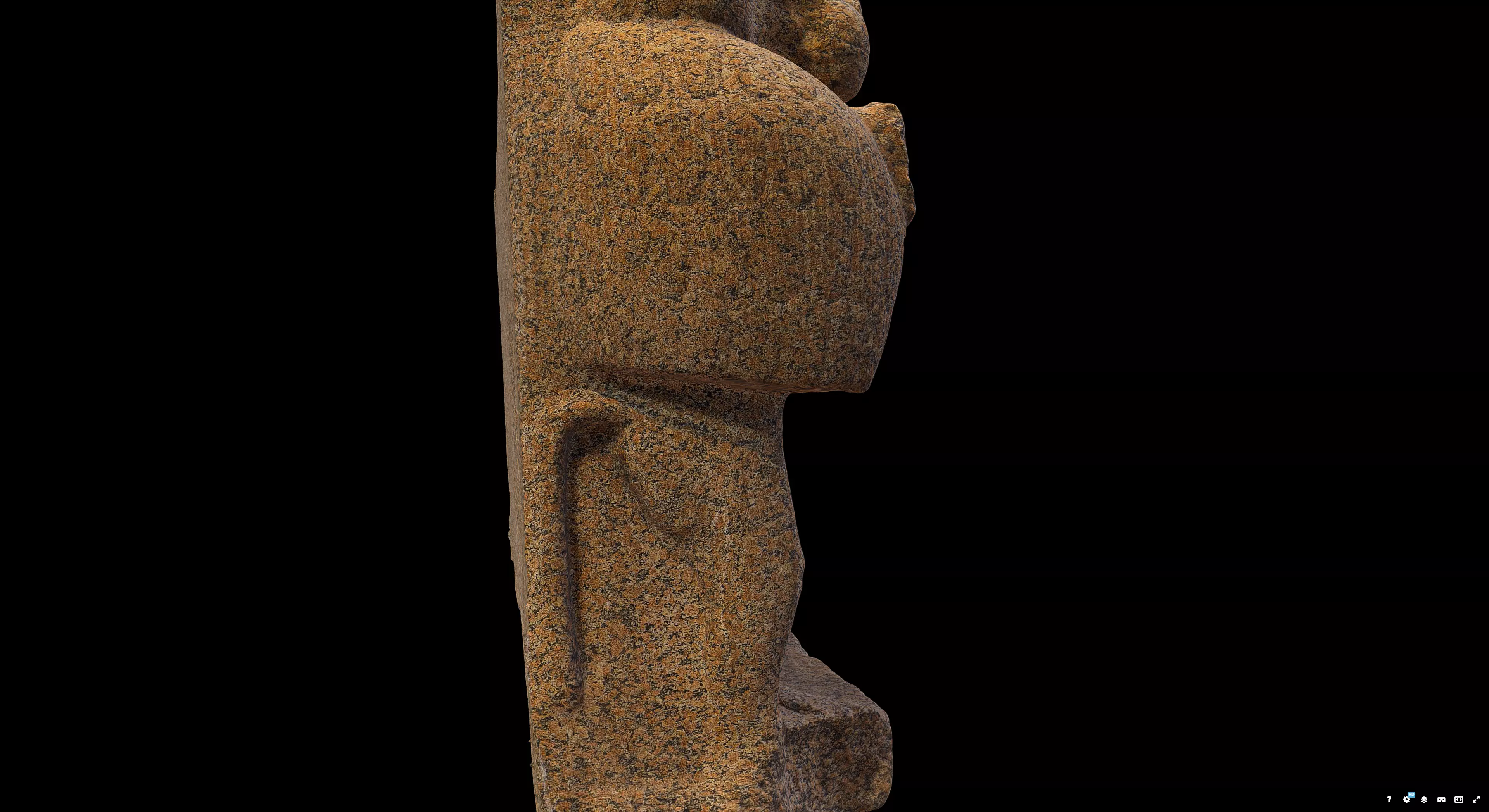 Baboons High Relief 3D model_1