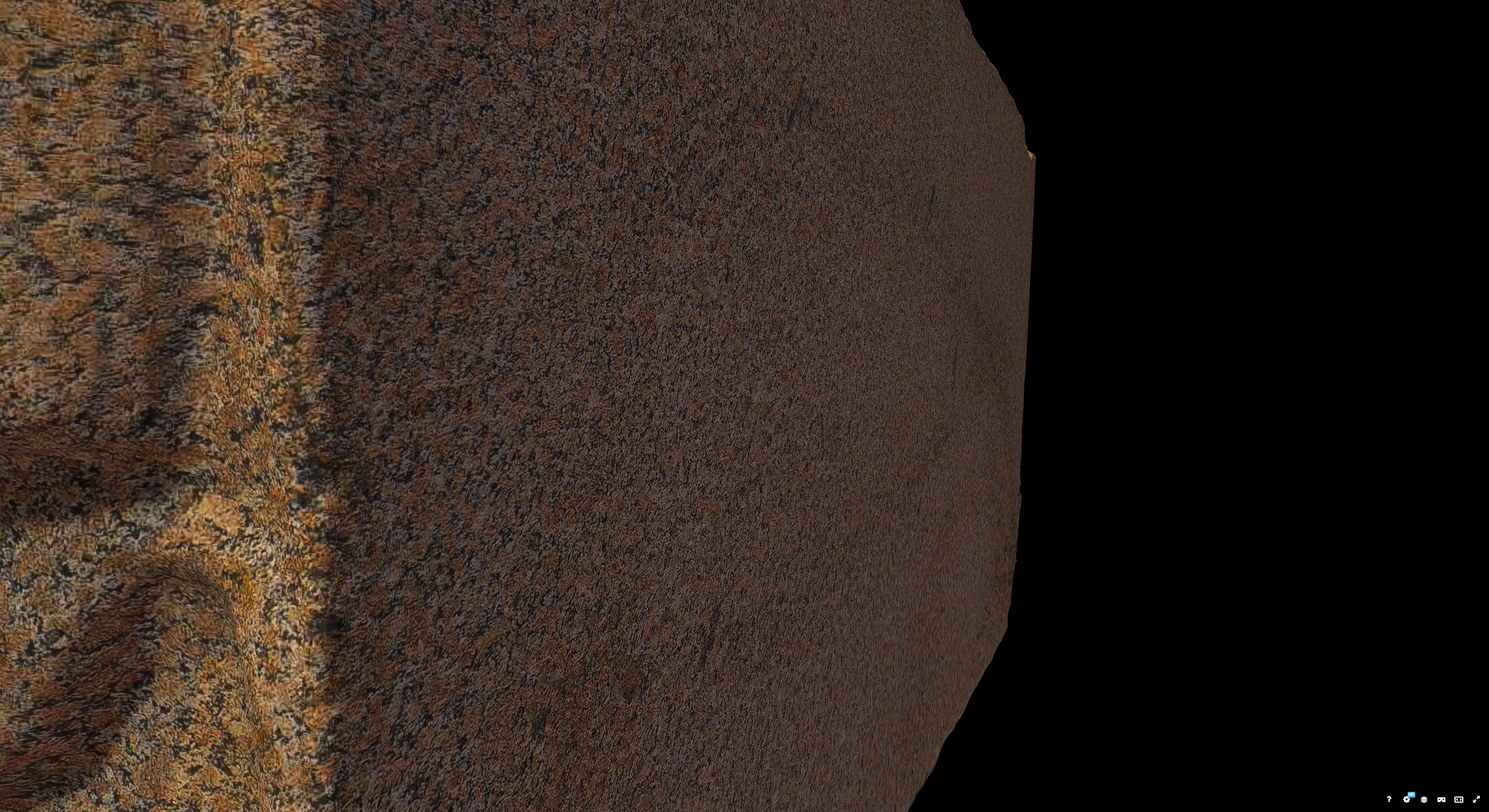 Baboons High Relief 3D model_3