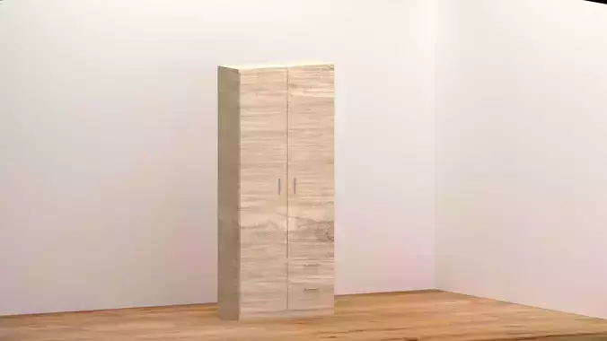 Modern Wooden Wardrobe Cabinet