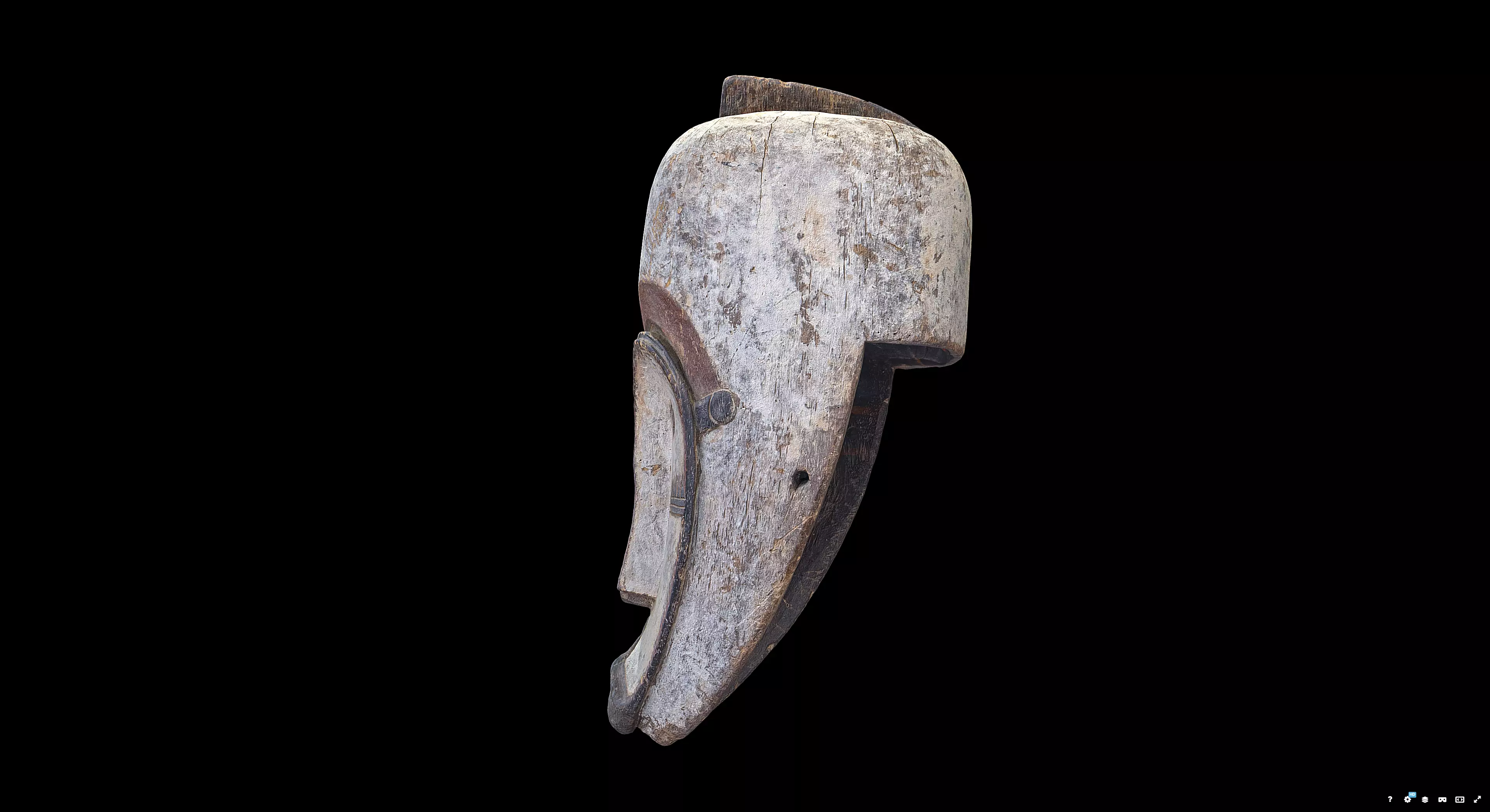 African Ngil Mask 3D model_4