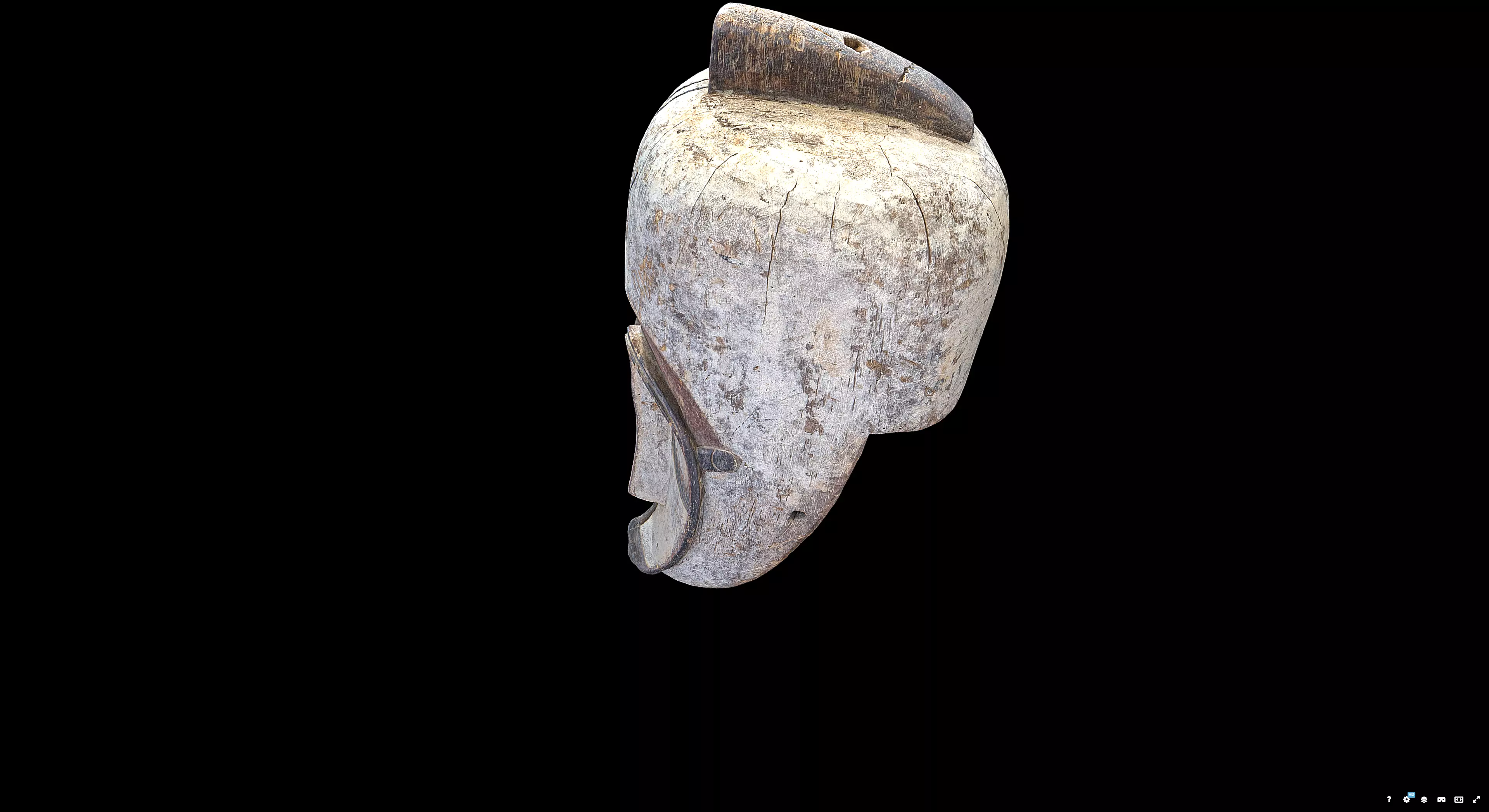 African Ngil Mask 3D model_6