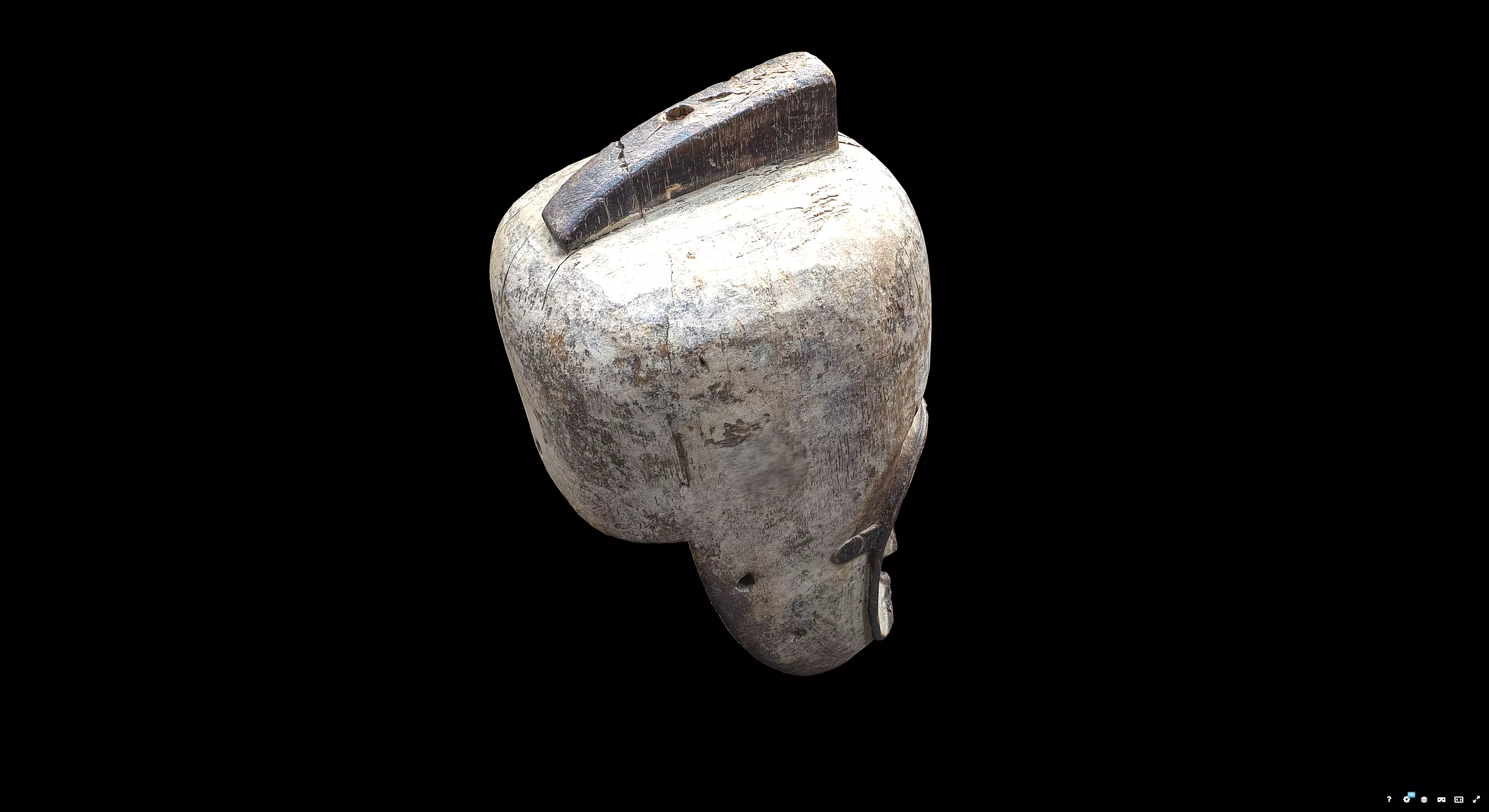 African Ngil Mask 3D model_7