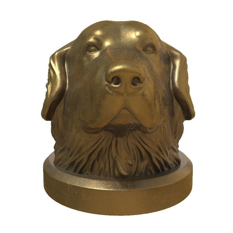 Dog 01 3D print model_2