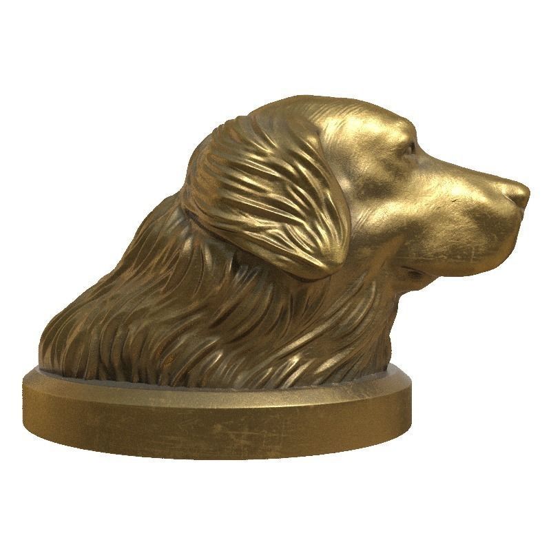 Dog 01 3D print model_3