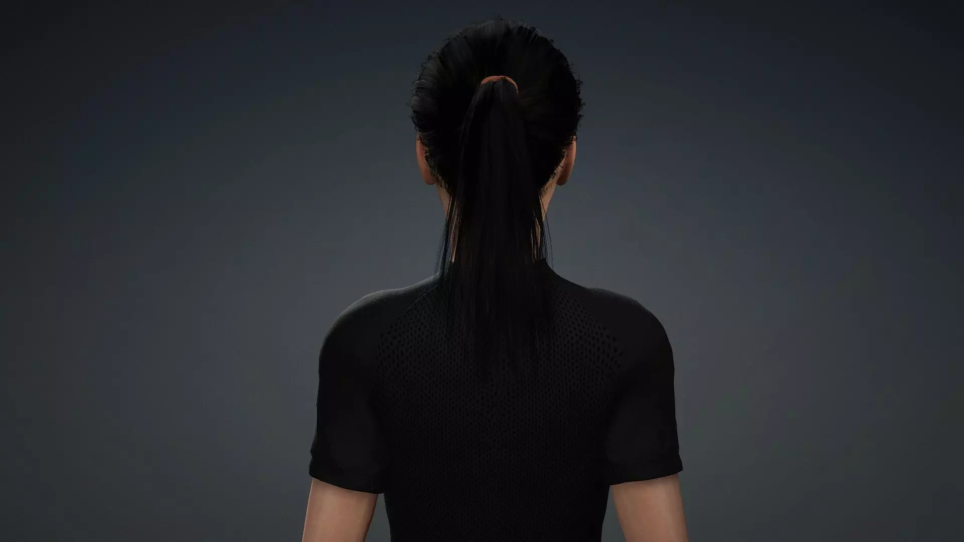 Realistic Female Model 3D model_6