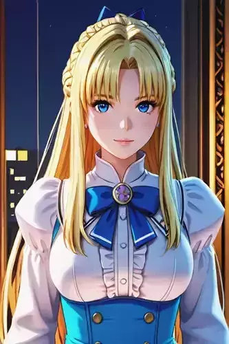 Mulier cum flavo capillum