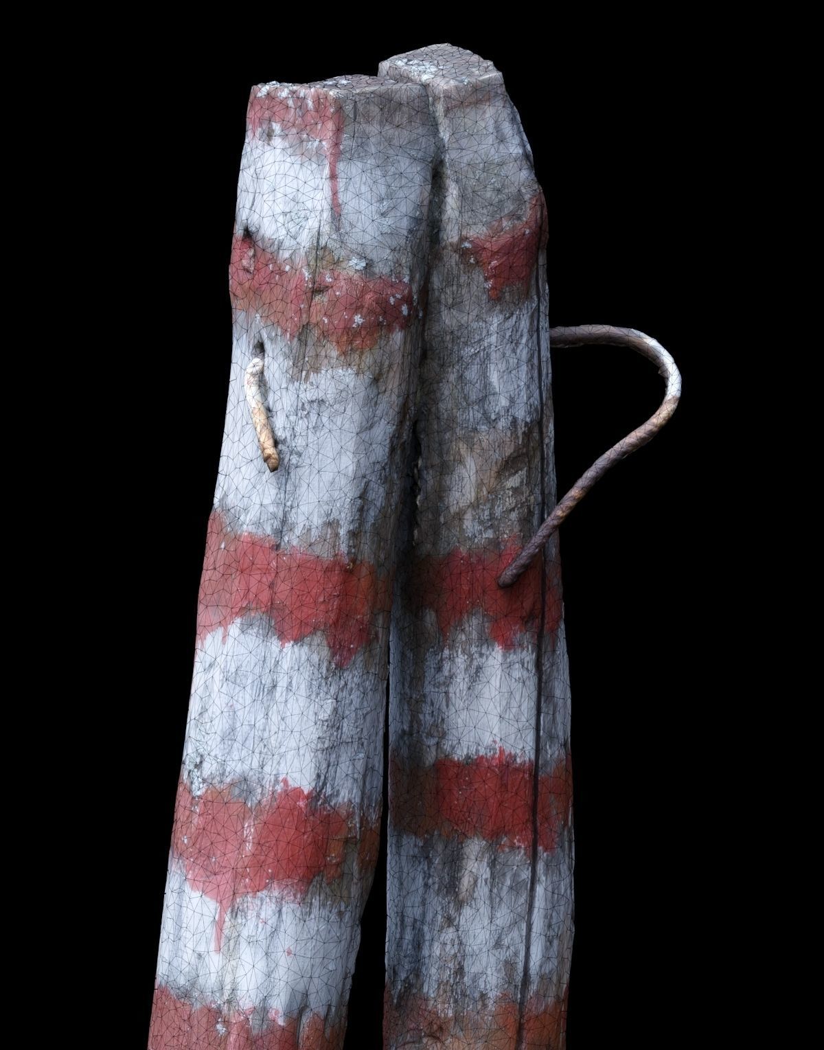 Border pillar 3D model_9