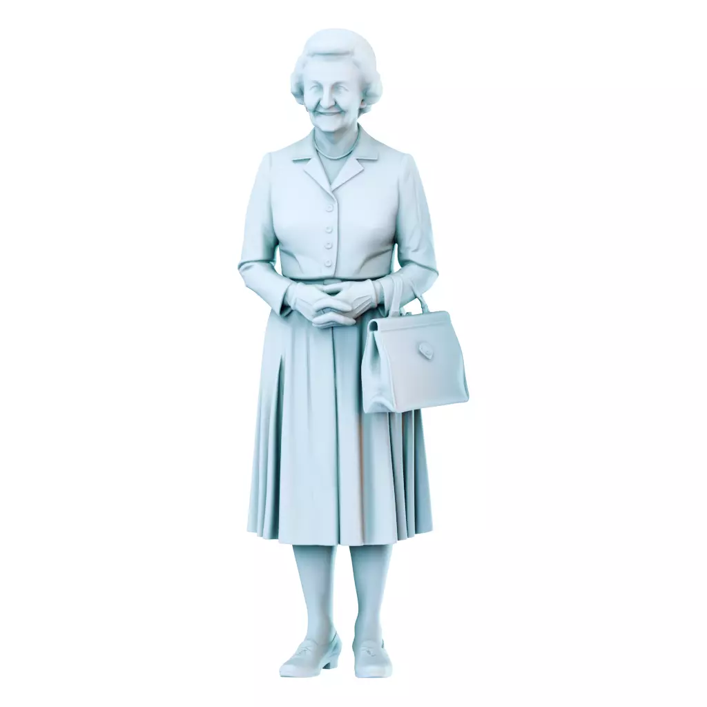 Everyday Life in the 1950s Vintage Figures Collection 3D print model_1