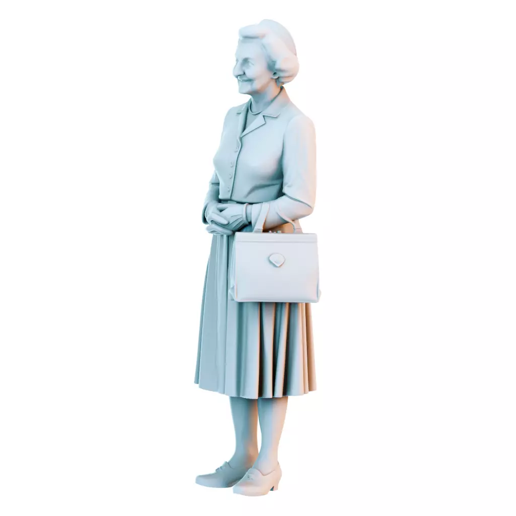 Everyday Life in the 1950s Vintage Figures Collection 3D print model_6