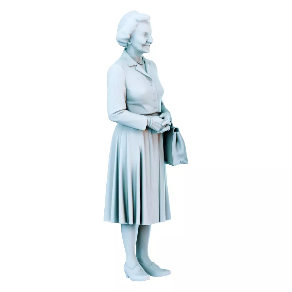 Everyday Life in the 1950s Vintage Figures Collection 3D print model_2