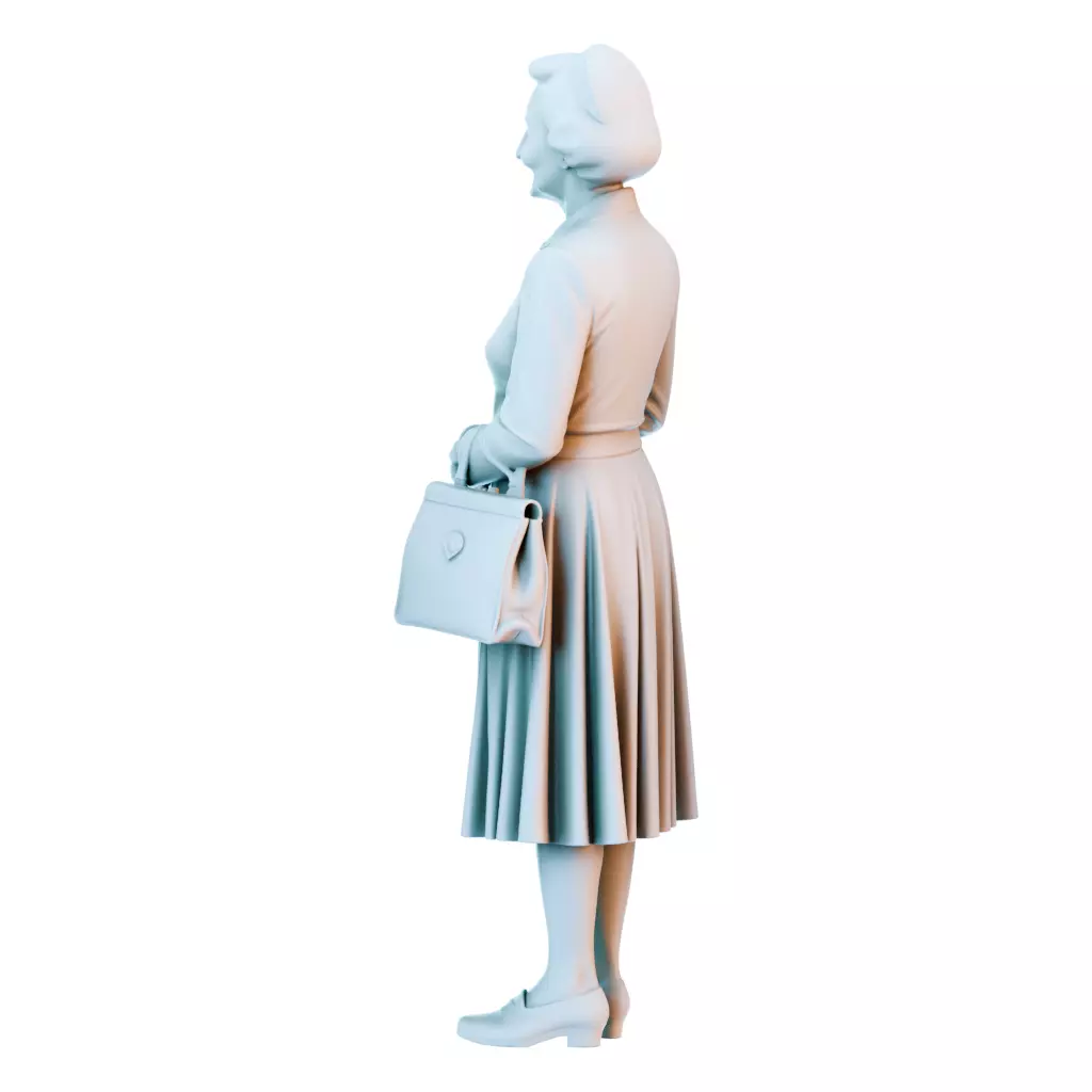 Everyday Life in the 1950s Vintage Figures Collection 3D print model_5