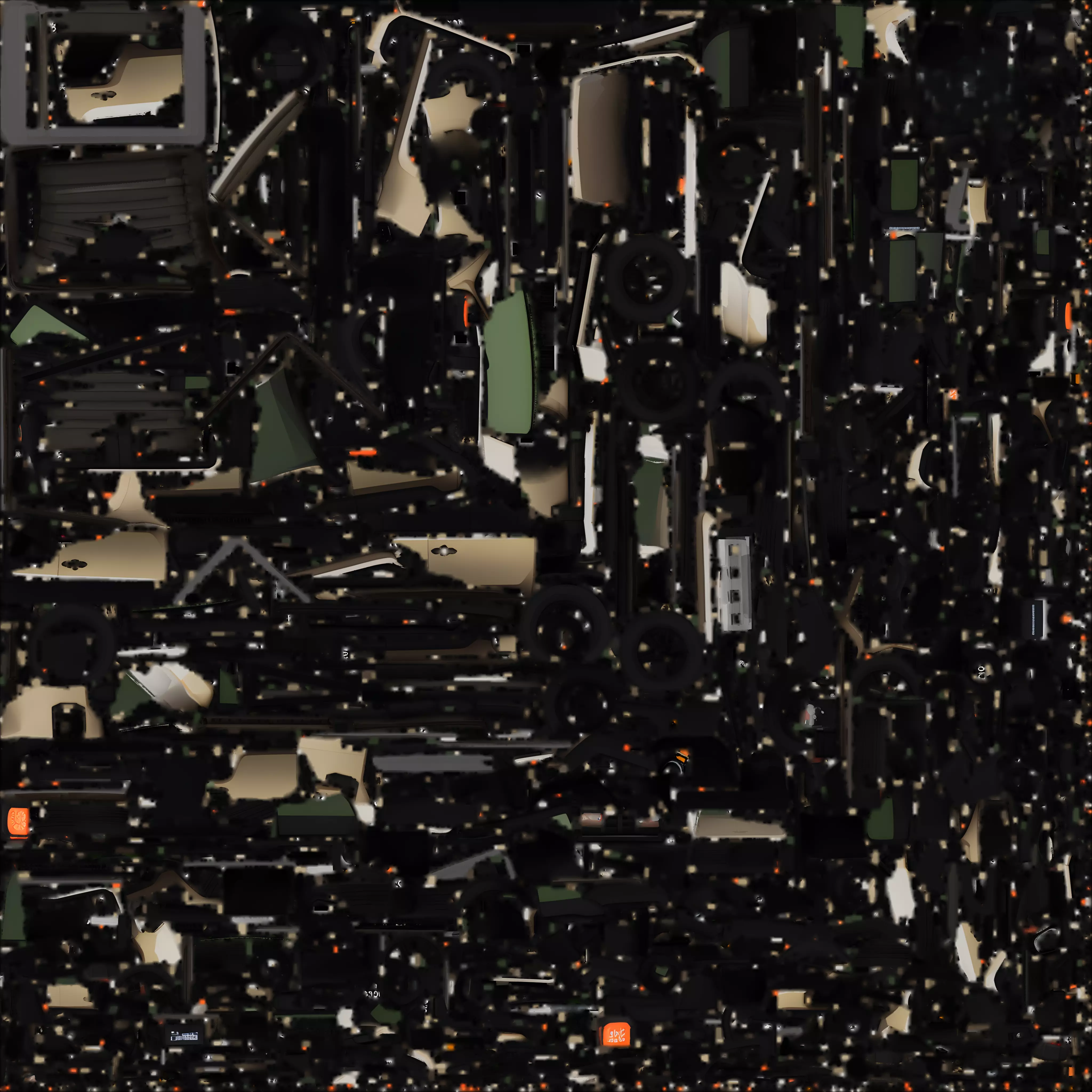 Toyota Land Cruiser FJ Inspired Compact SUV 3D print model_11