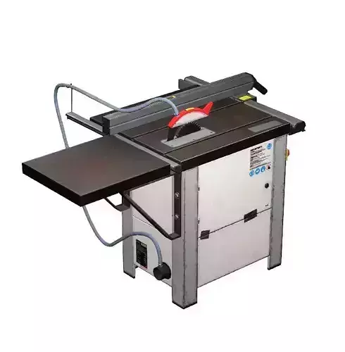 Construction Tool Table Saw Low-Poly 3D Model