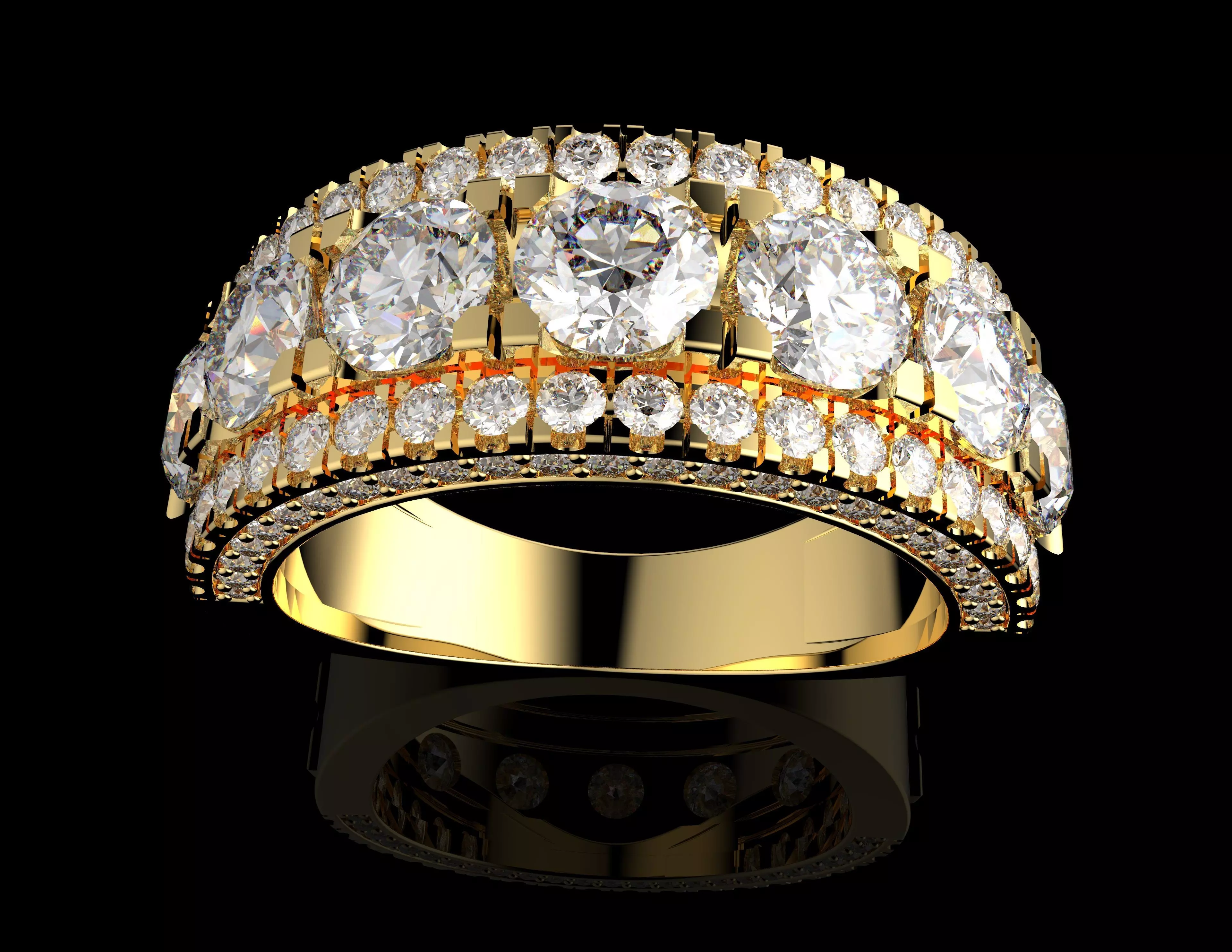 Gold N1521 3D print model_0