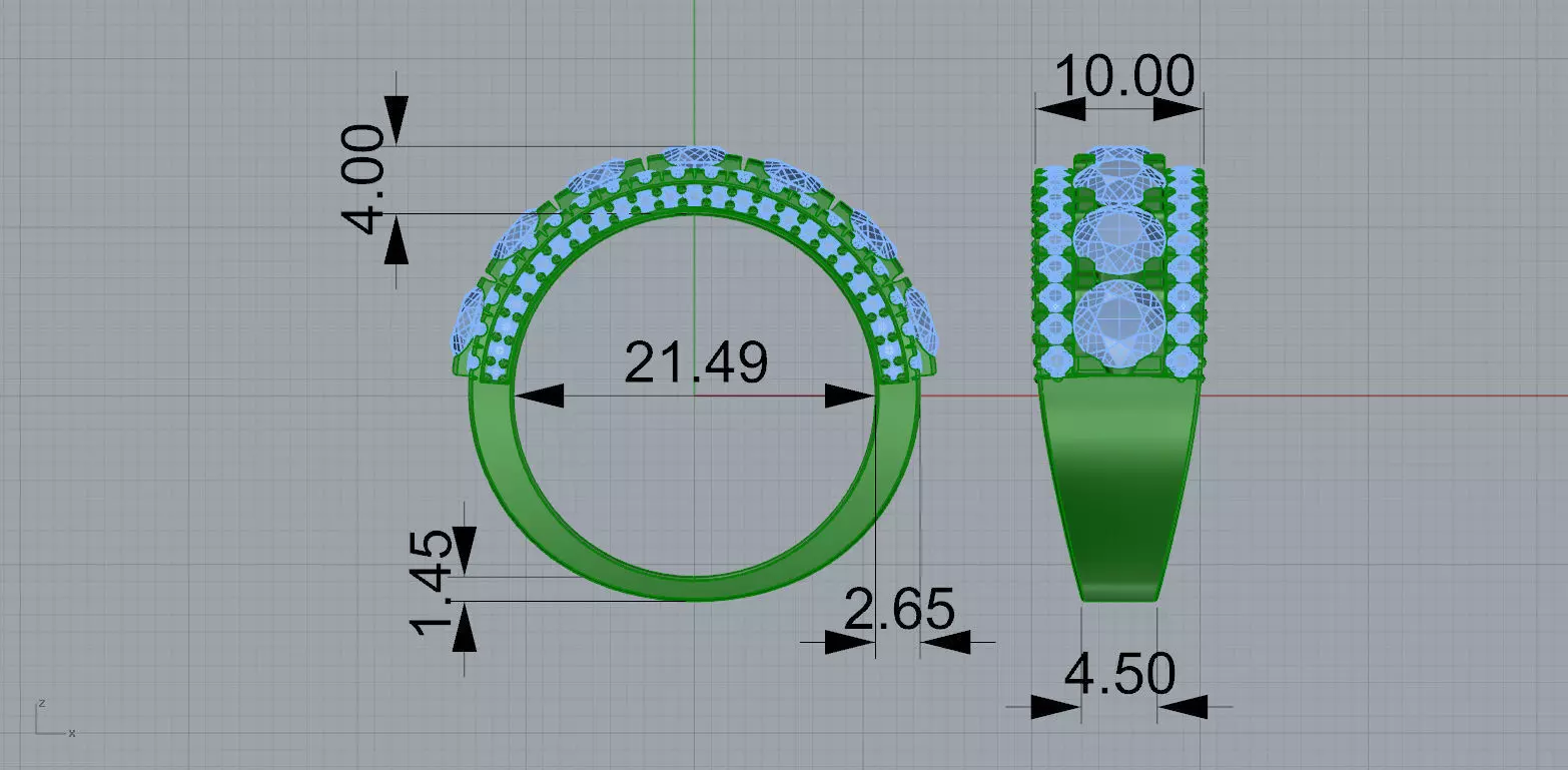 Gold N1521 3D print model_8