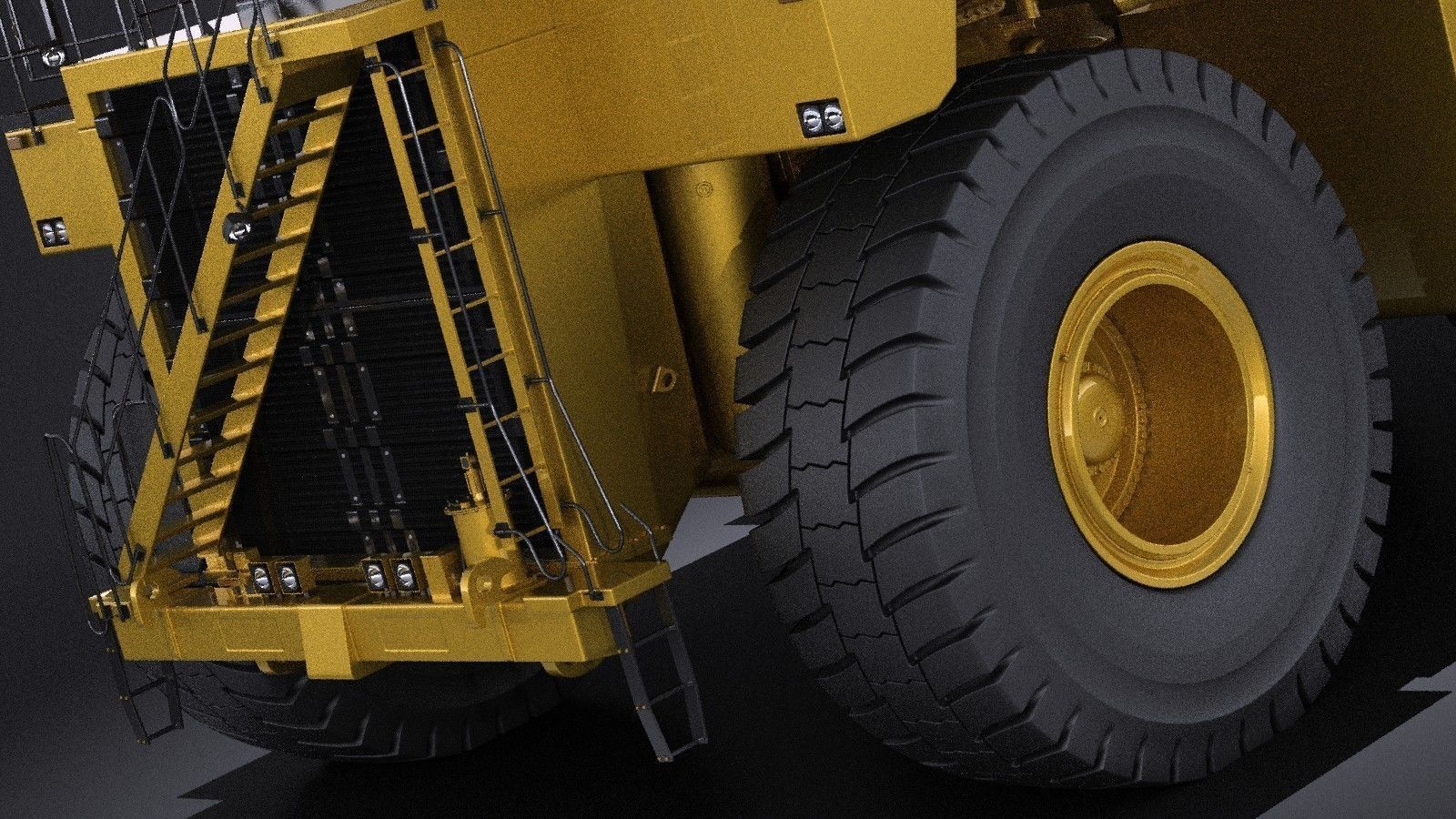 Haul Truck VRAY 3D model_2