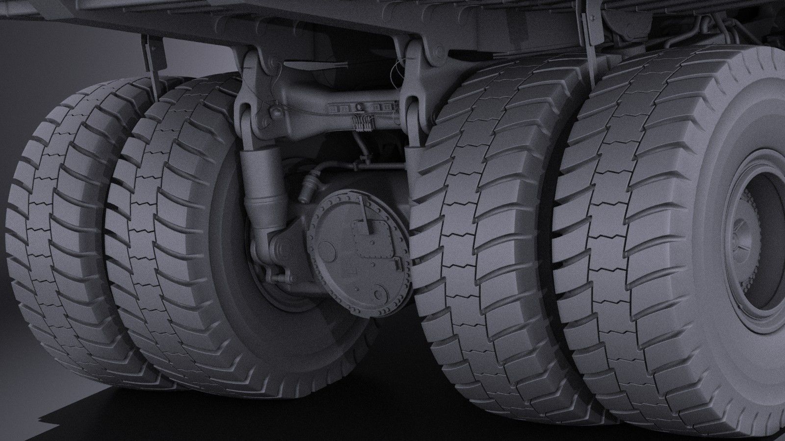 Haul Truck VRAY 3D model_10