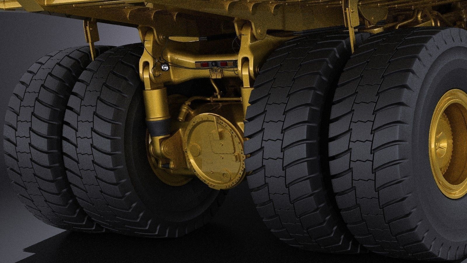 Haul Truck VRAY 3D model_4