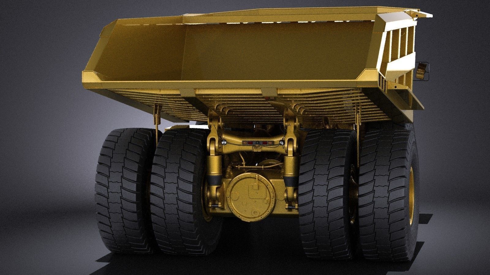 Haul Truck VRAY 3D model_3