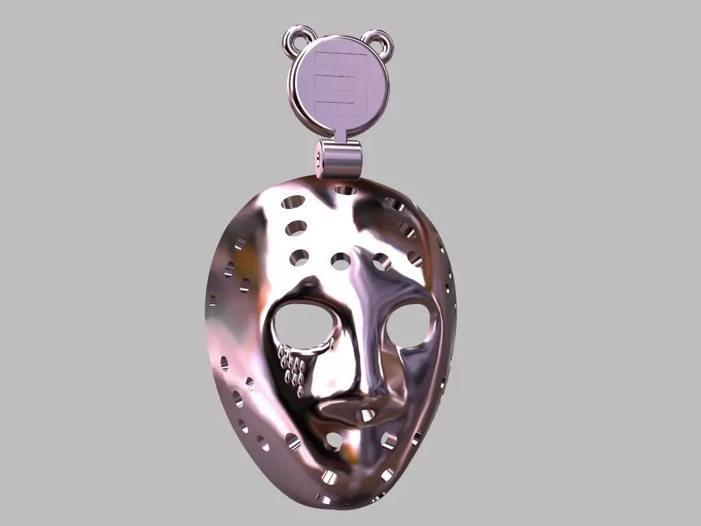 Jason Pendant 3D print model_4
