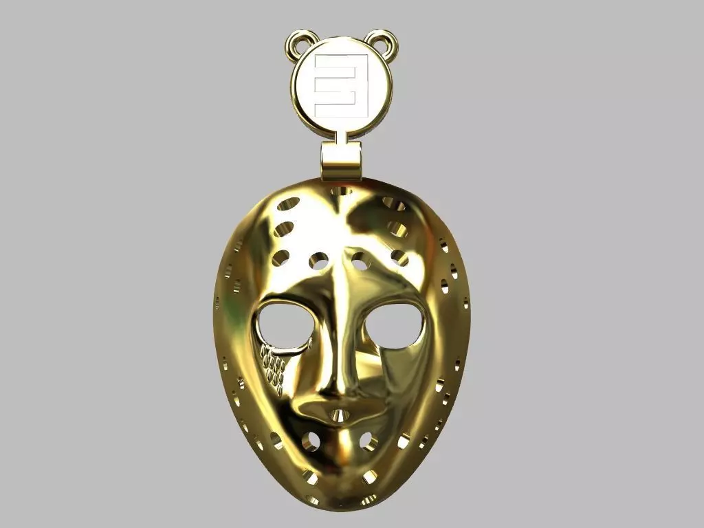 Jason Pendant 3D print model_0