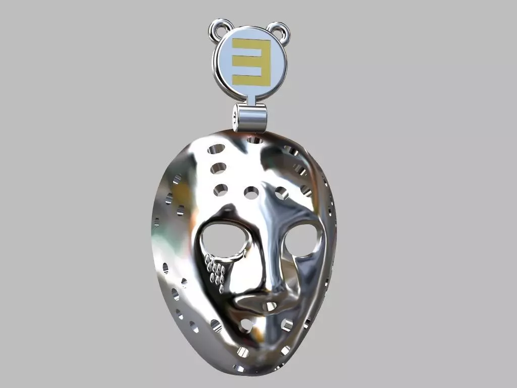 Jason Pendant 3D print model_2